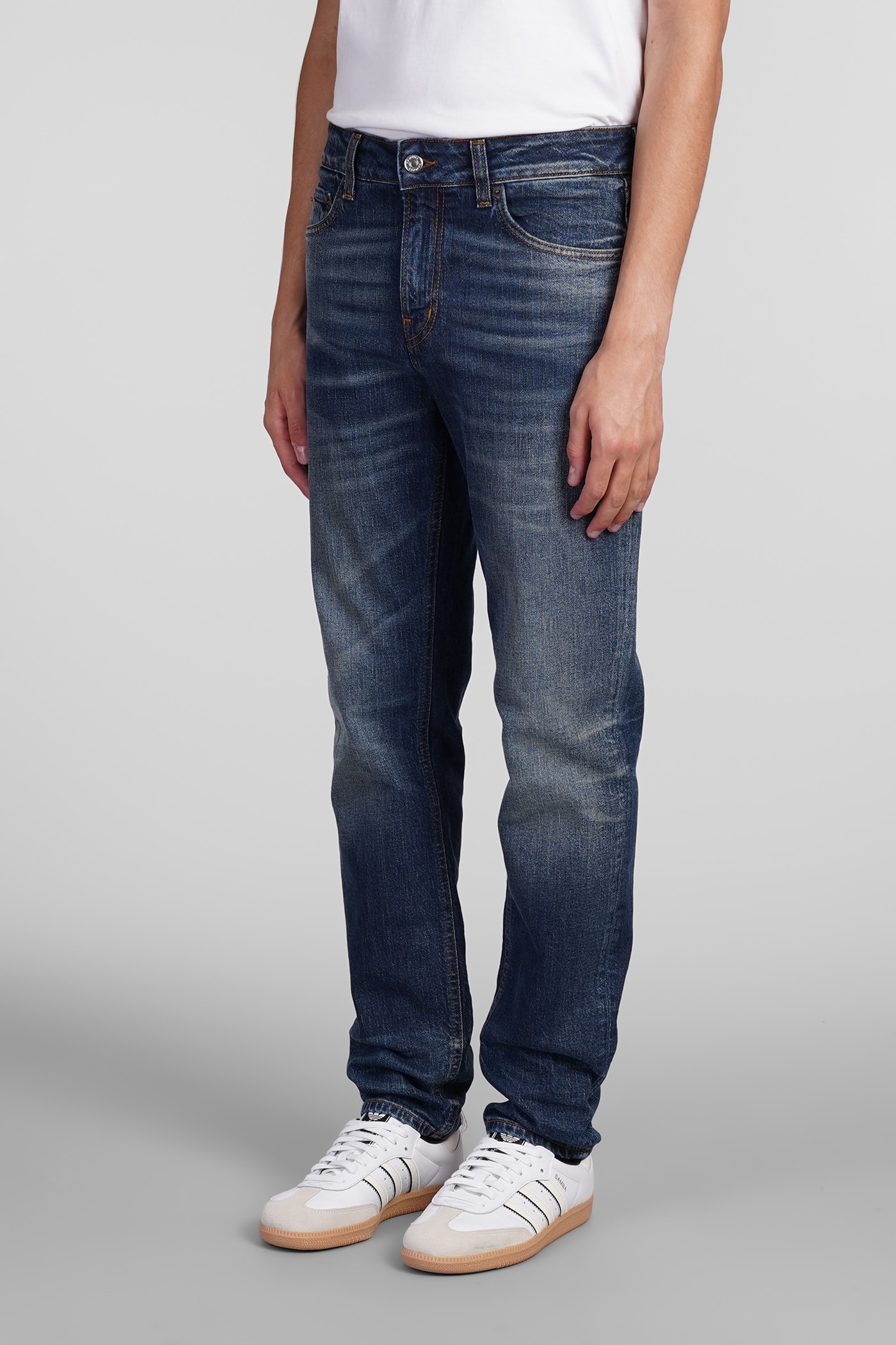 Shop Haikure Cleveland Jeans In Blue Cotton