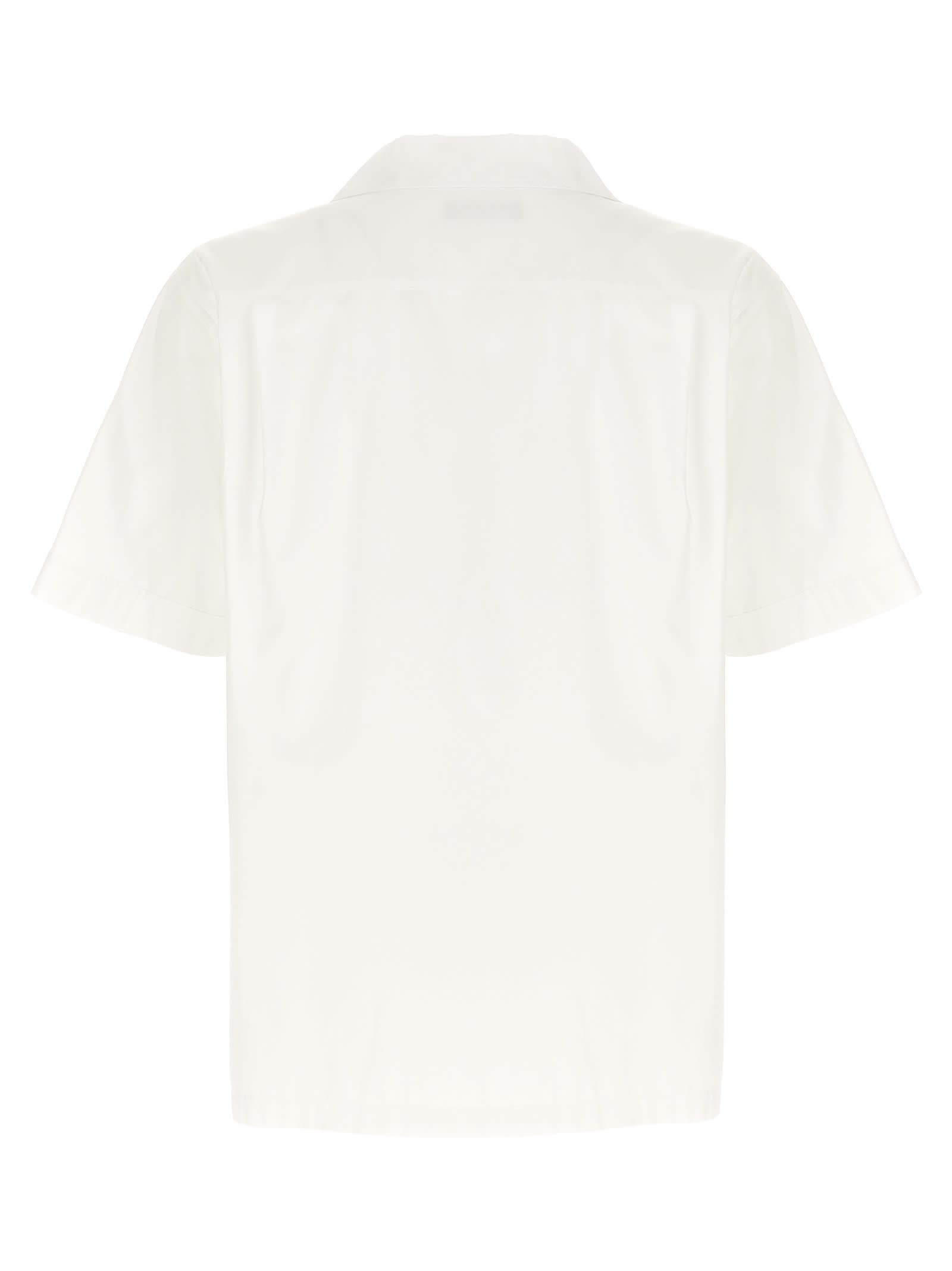 Shop Dolce & Gabbana Logo Plaque Shirt In White