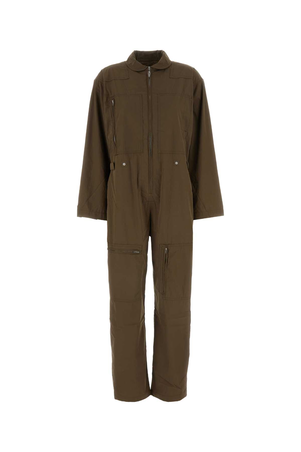 Marant Étoile Khaki Cotton Blend Rabbia Jumpsuit