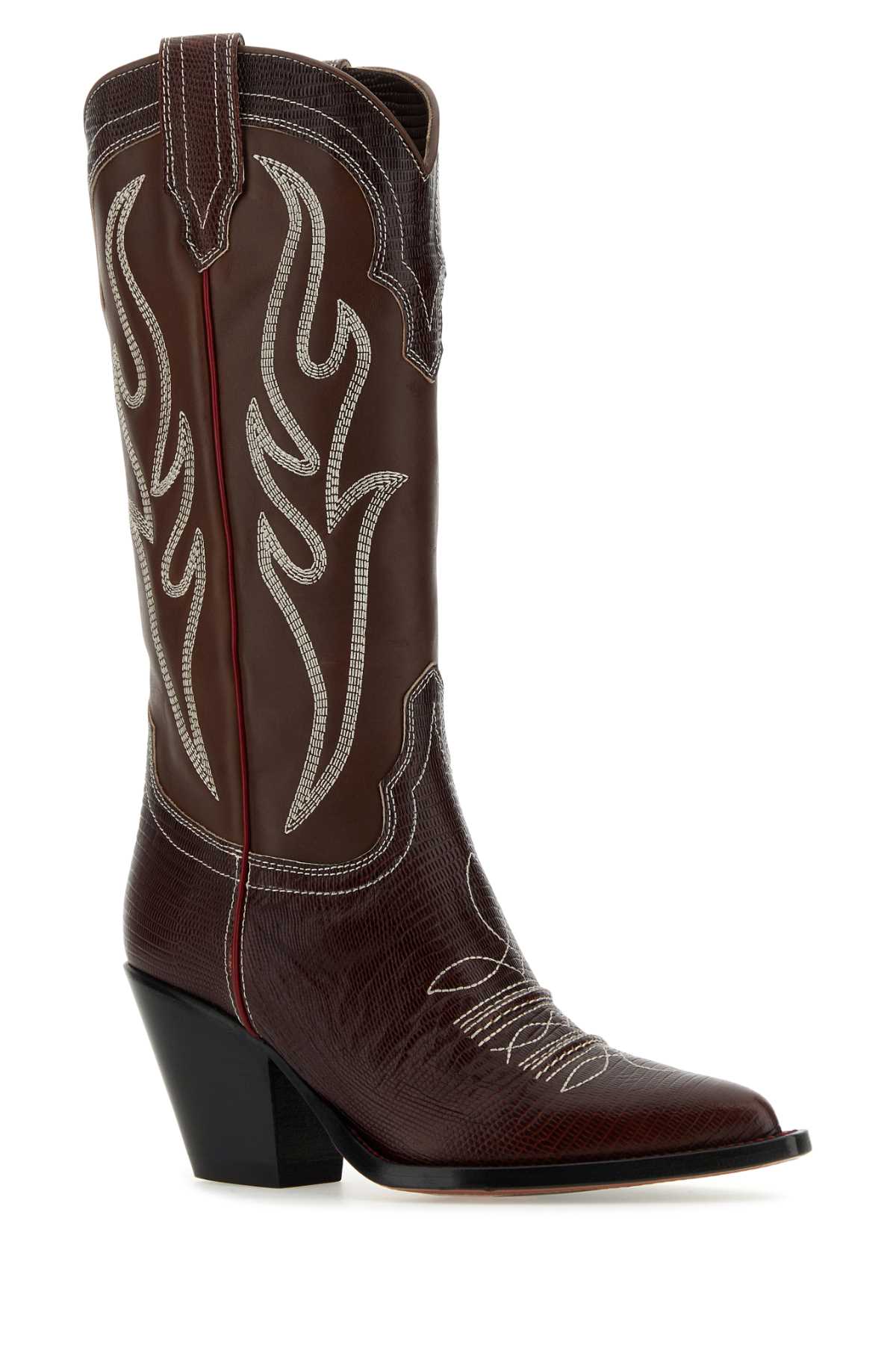 Sonora Santa Fe Leather Boots In Brown