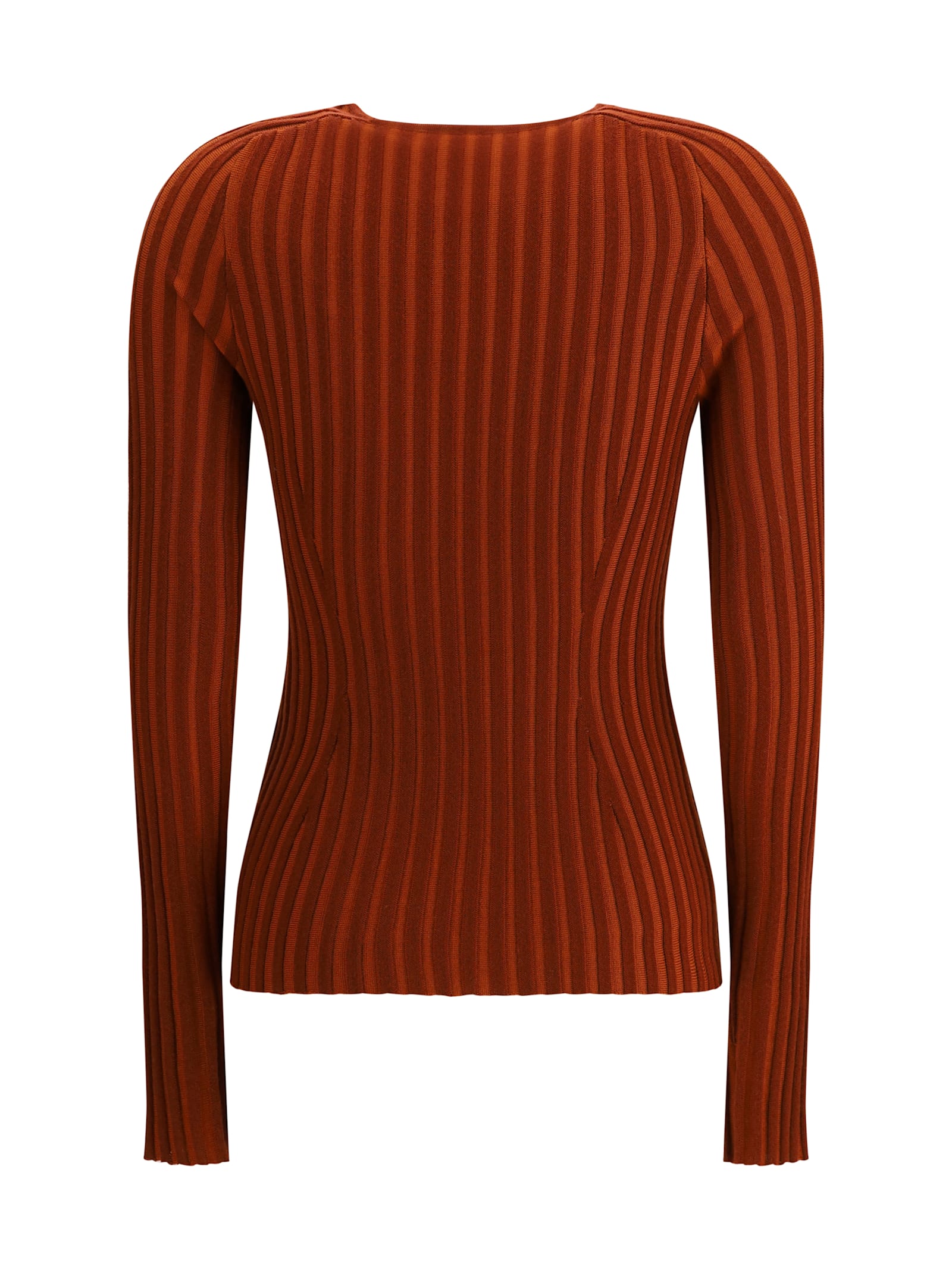 Gabriela Hearst Soraya Knit Sweater In Merino Wool In Brown
