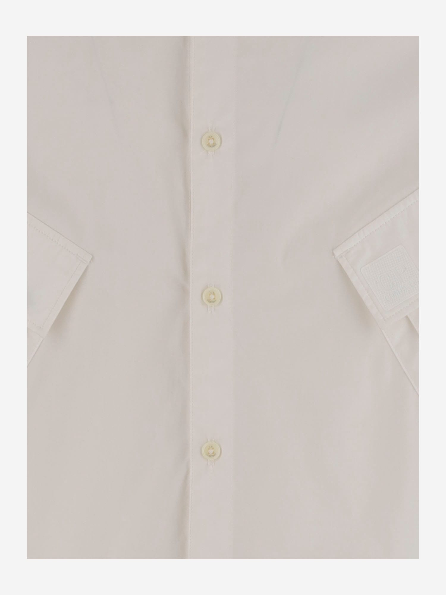 C.p. Company Cp Company Cotton Shirt In White