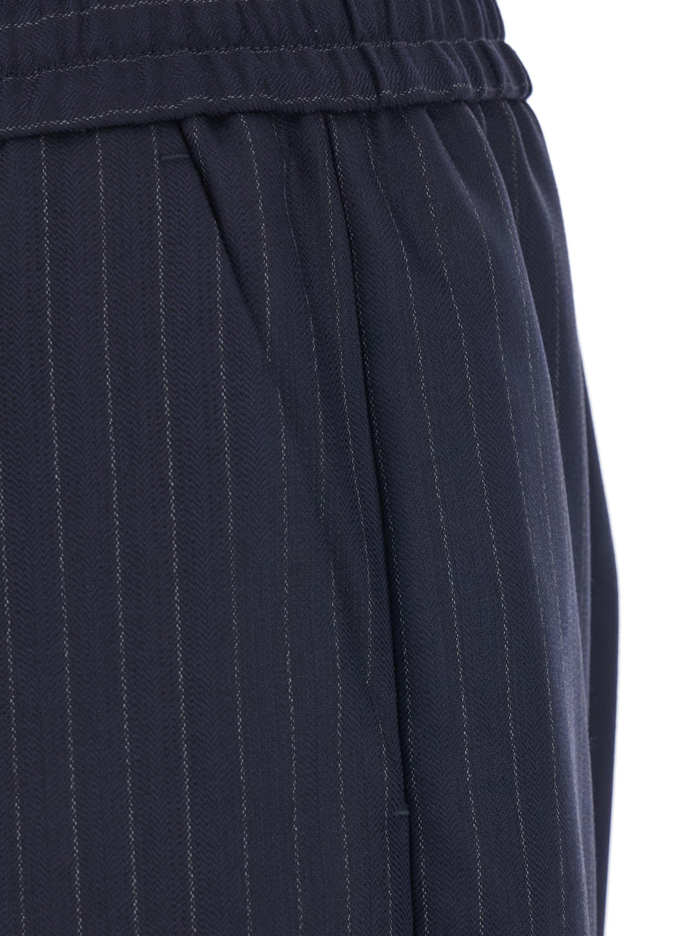 Golden Goose Journey Ms Wide Jogging Pant Pinstripe Vw In Blue
