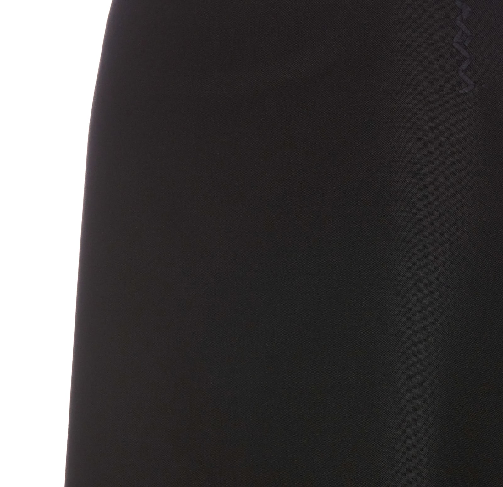 Shop Marni Midi Skirt With  Stitching In Black