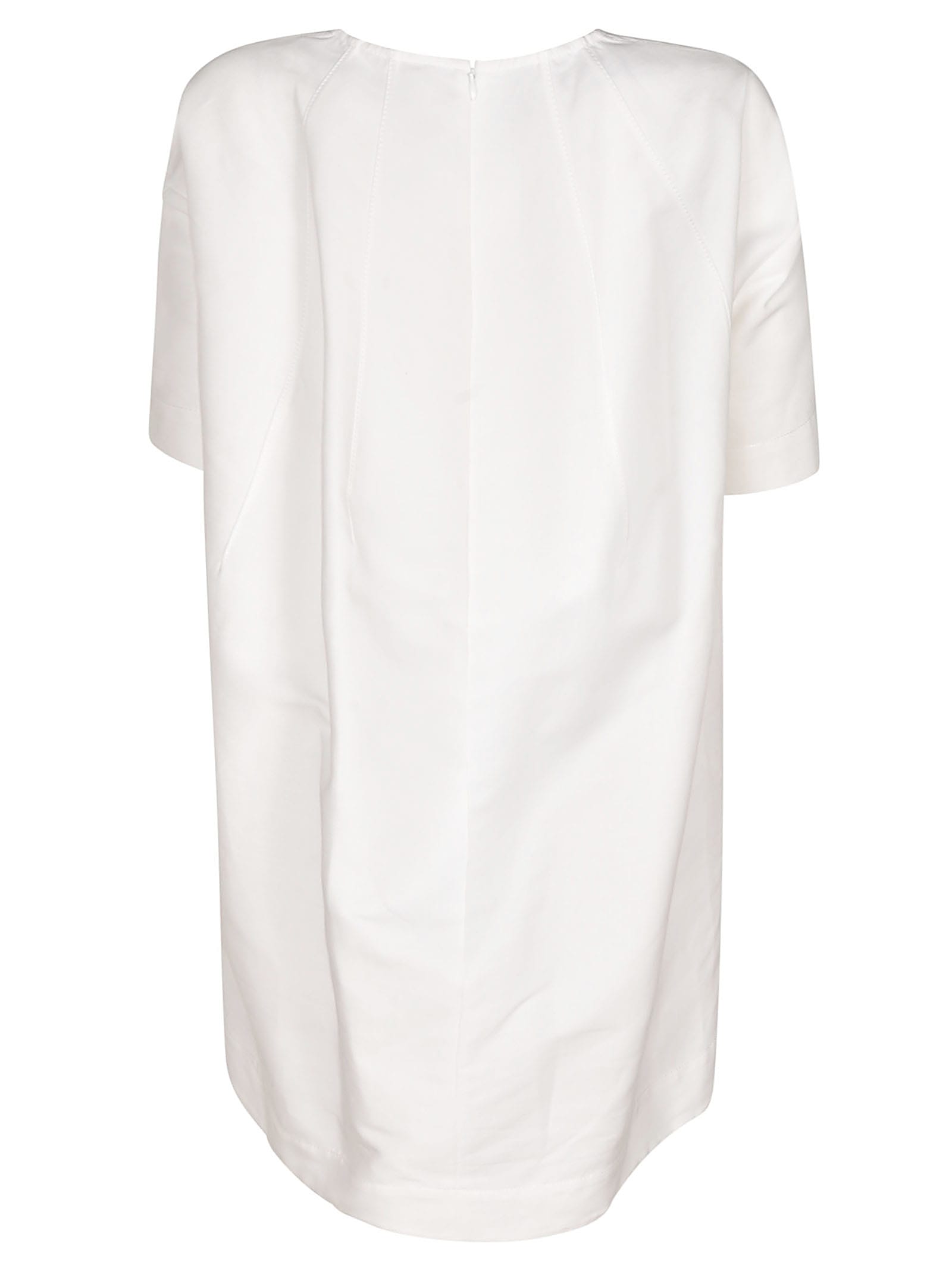 Shop Marni Short T-shirt Dress In White