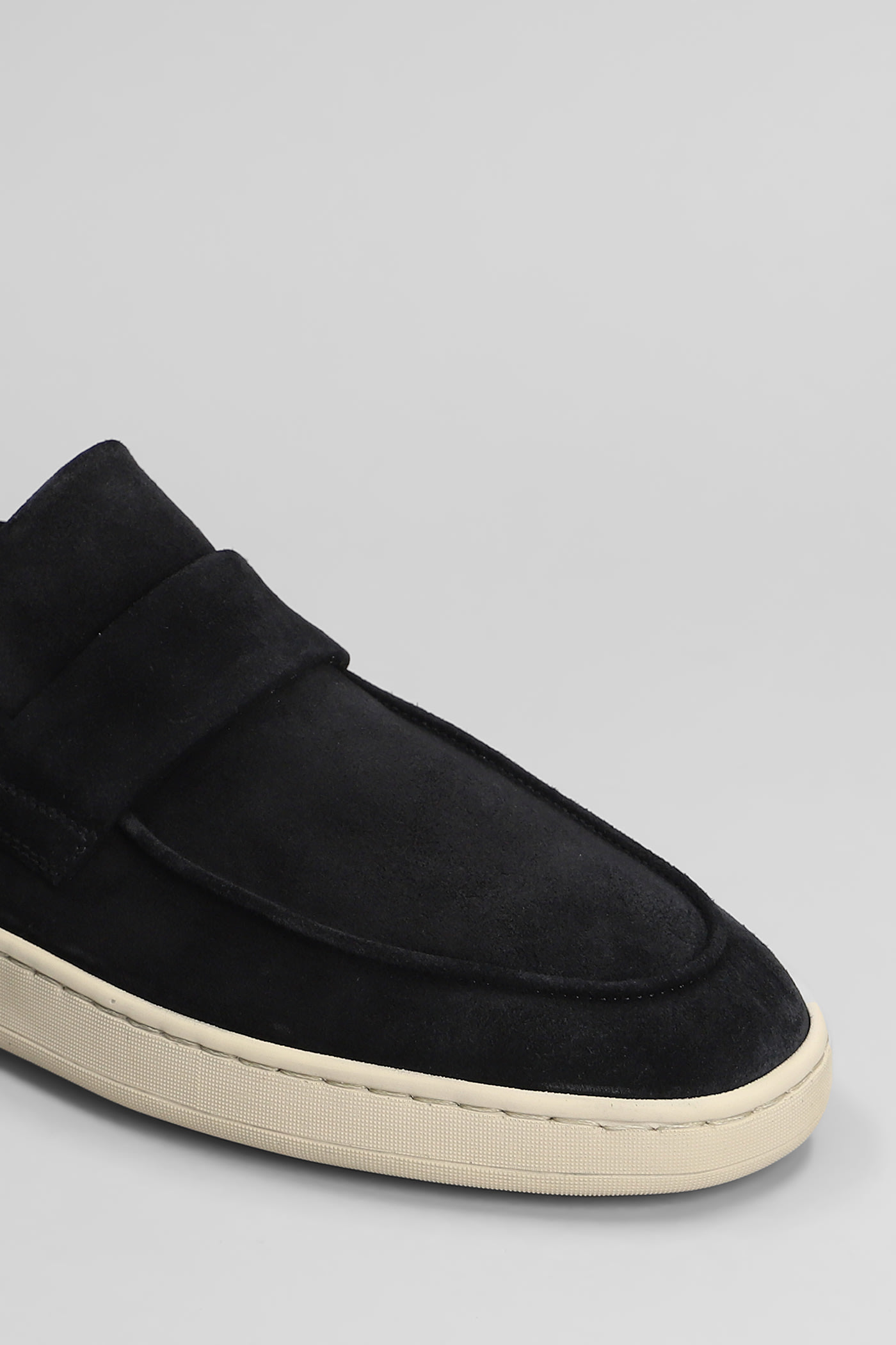 Officine Creative Herbie 001 Loafers In Black Suede