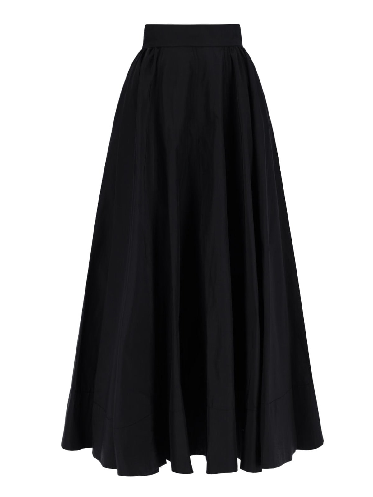 The Andamane Winona Flared Maxi Skirt In Black