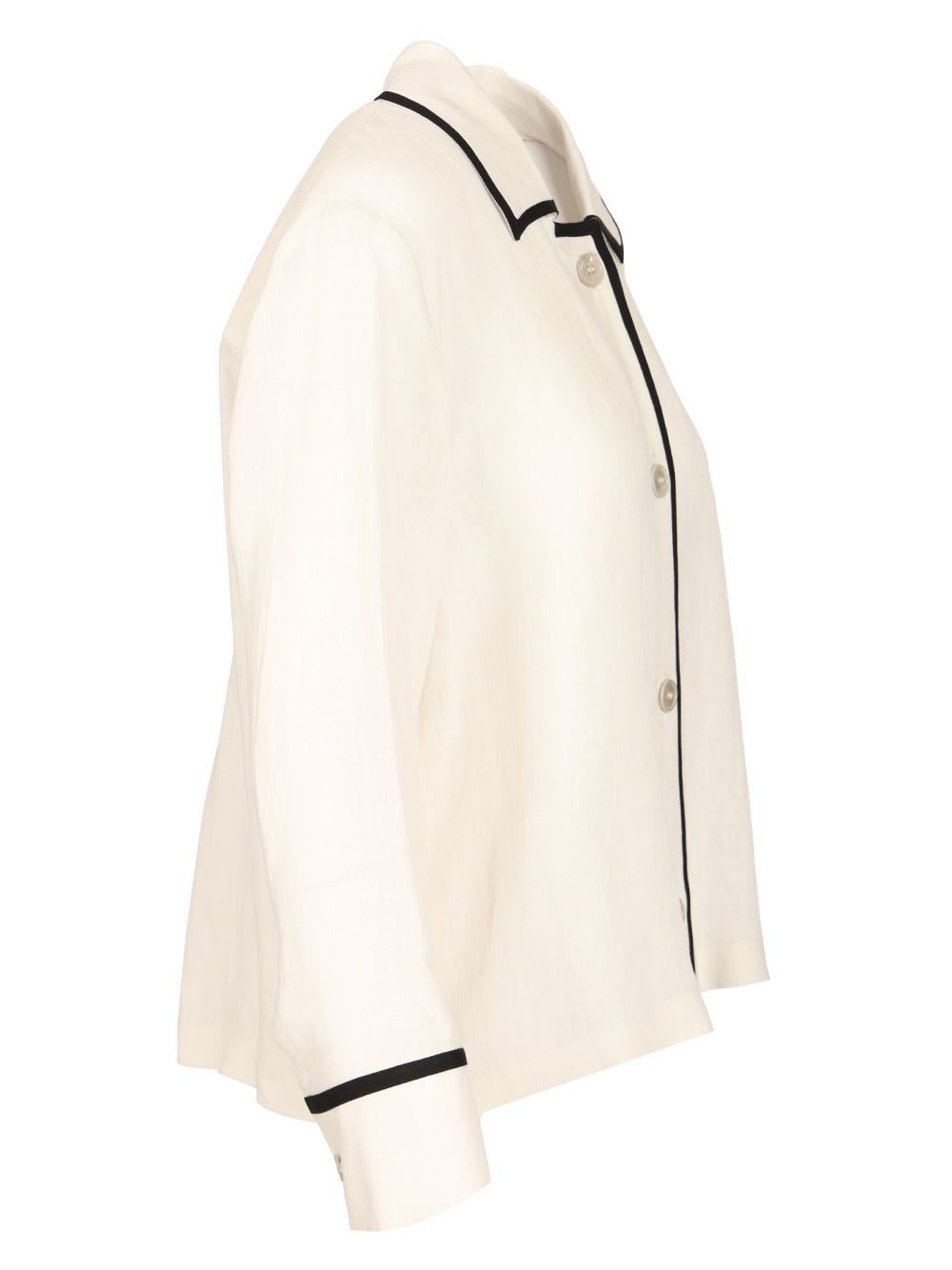 's Max Mara Linen Shirt Shirts White In Neutral