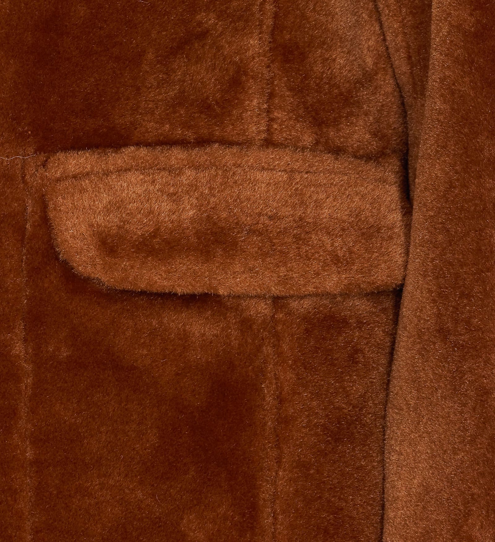 Urbancode Reversible Faux Fur Jacket In Brown