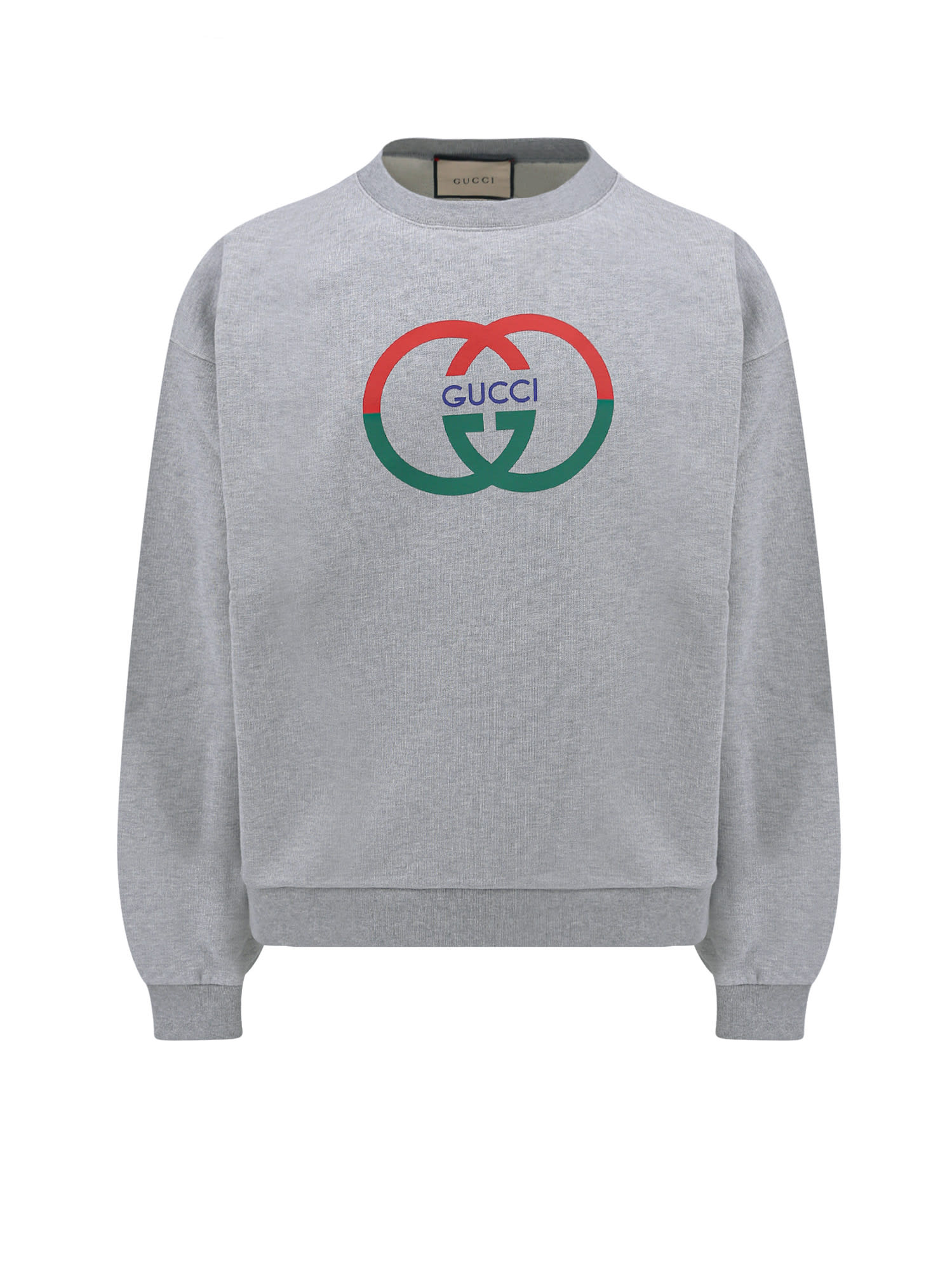 Shop Gucci Sweatshirt In Grey