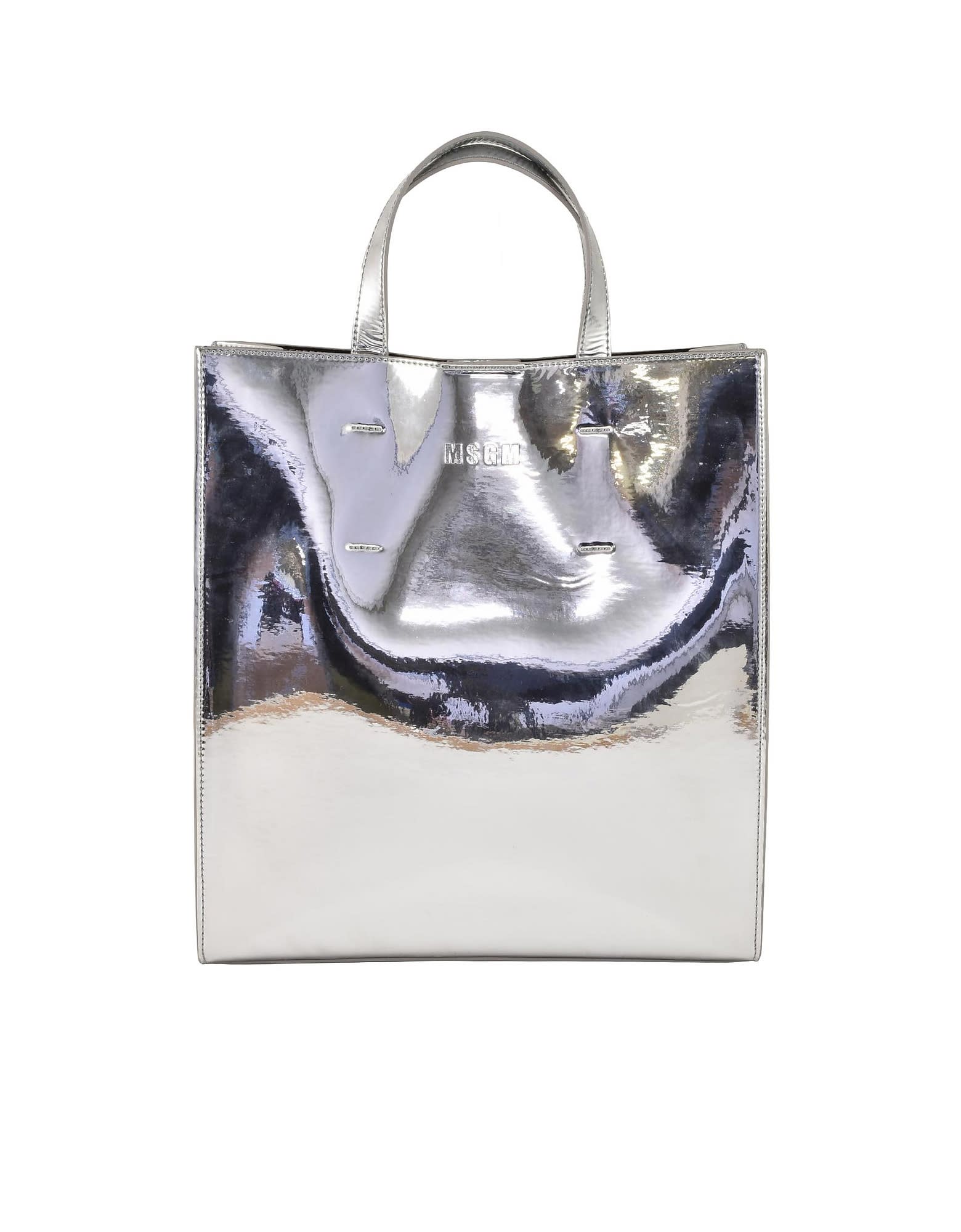 Womens Silver Handbag