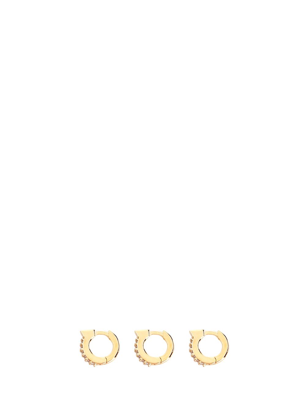 Shop Ferragamo Gancio Earrings In Gold