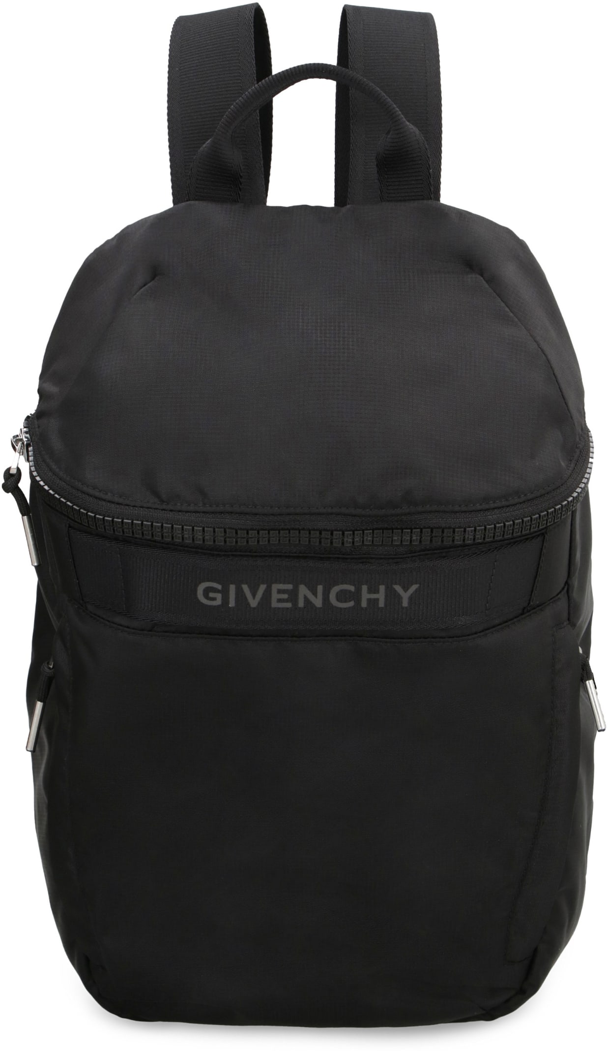 Shop Givenchy G-trek Logo Detail Nylon Backpack In Nero