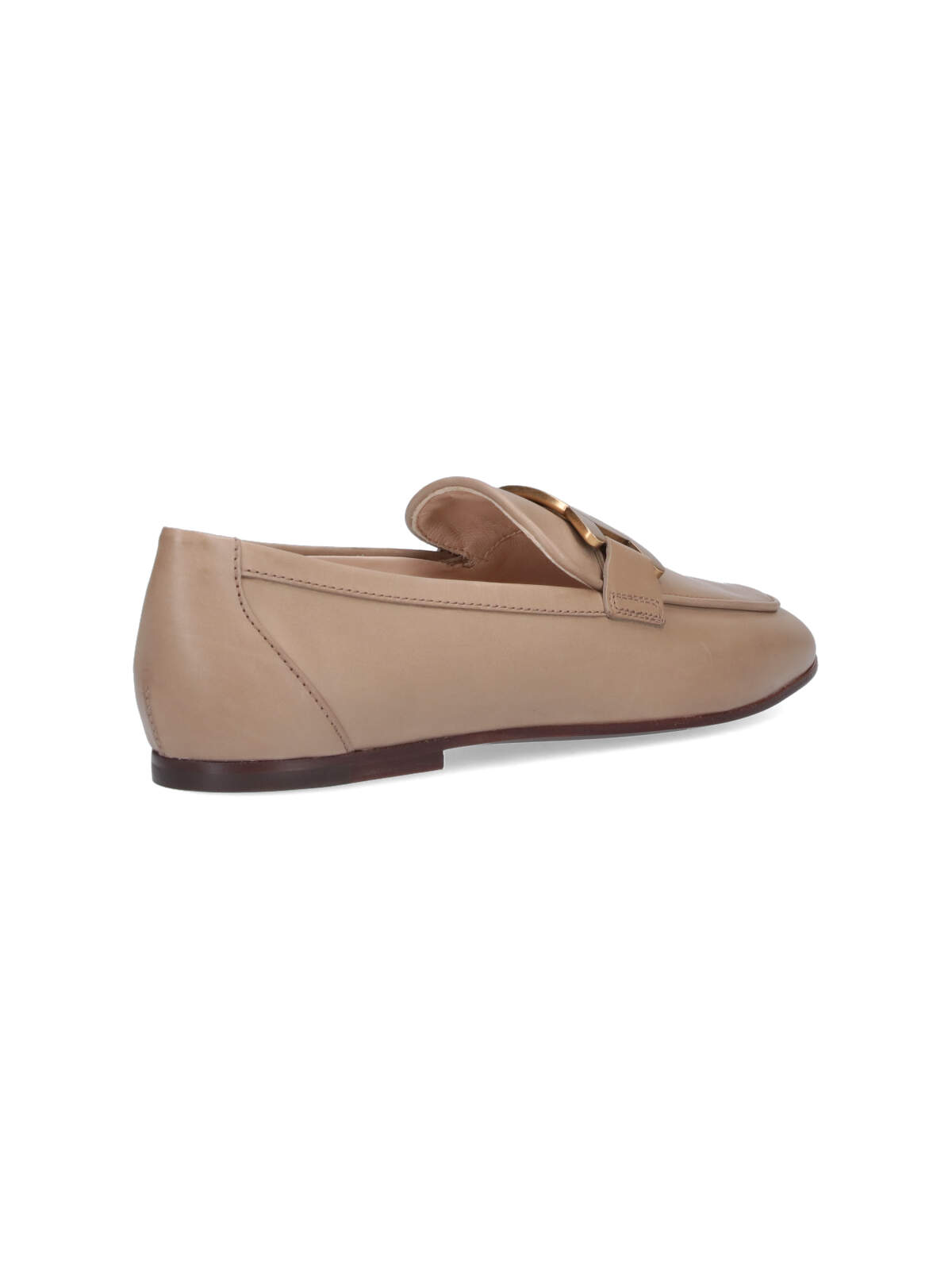 Shop Tod's Kate Loafers In Beige