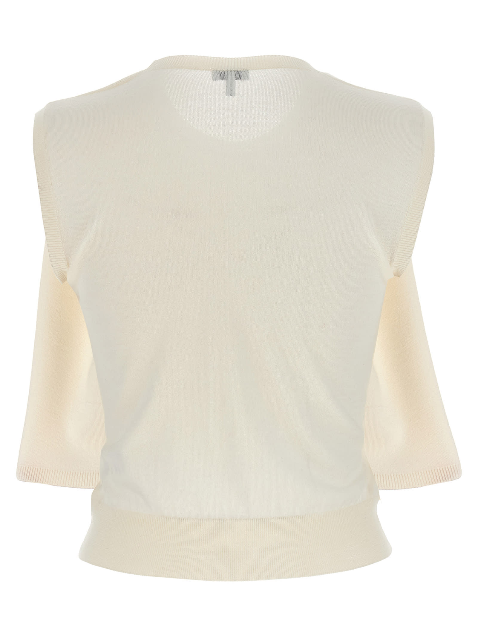 Loewe Wool Sweater Sweaters And Cardigans White In Neutral