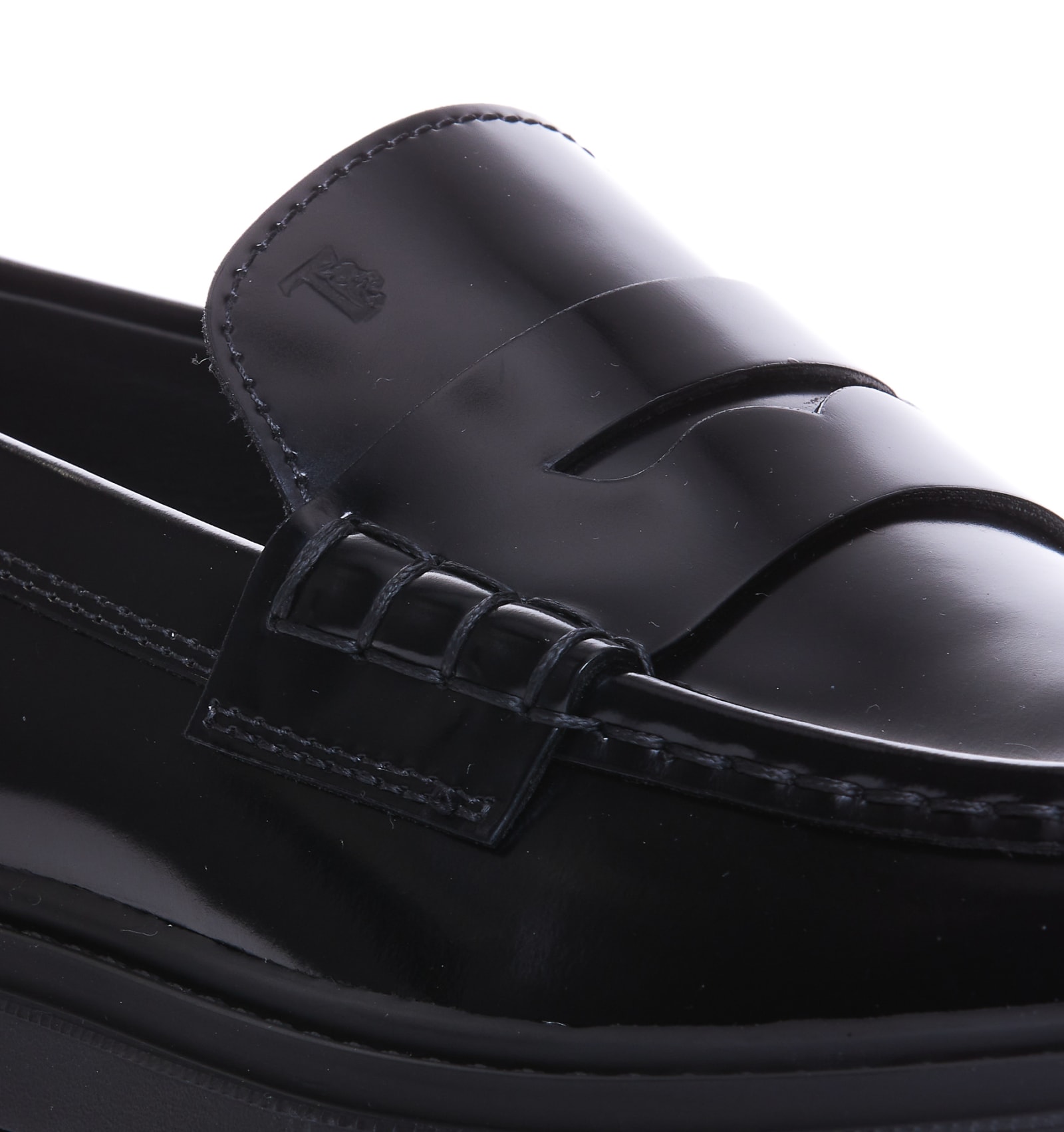 Shop Tod's Loafers In Black