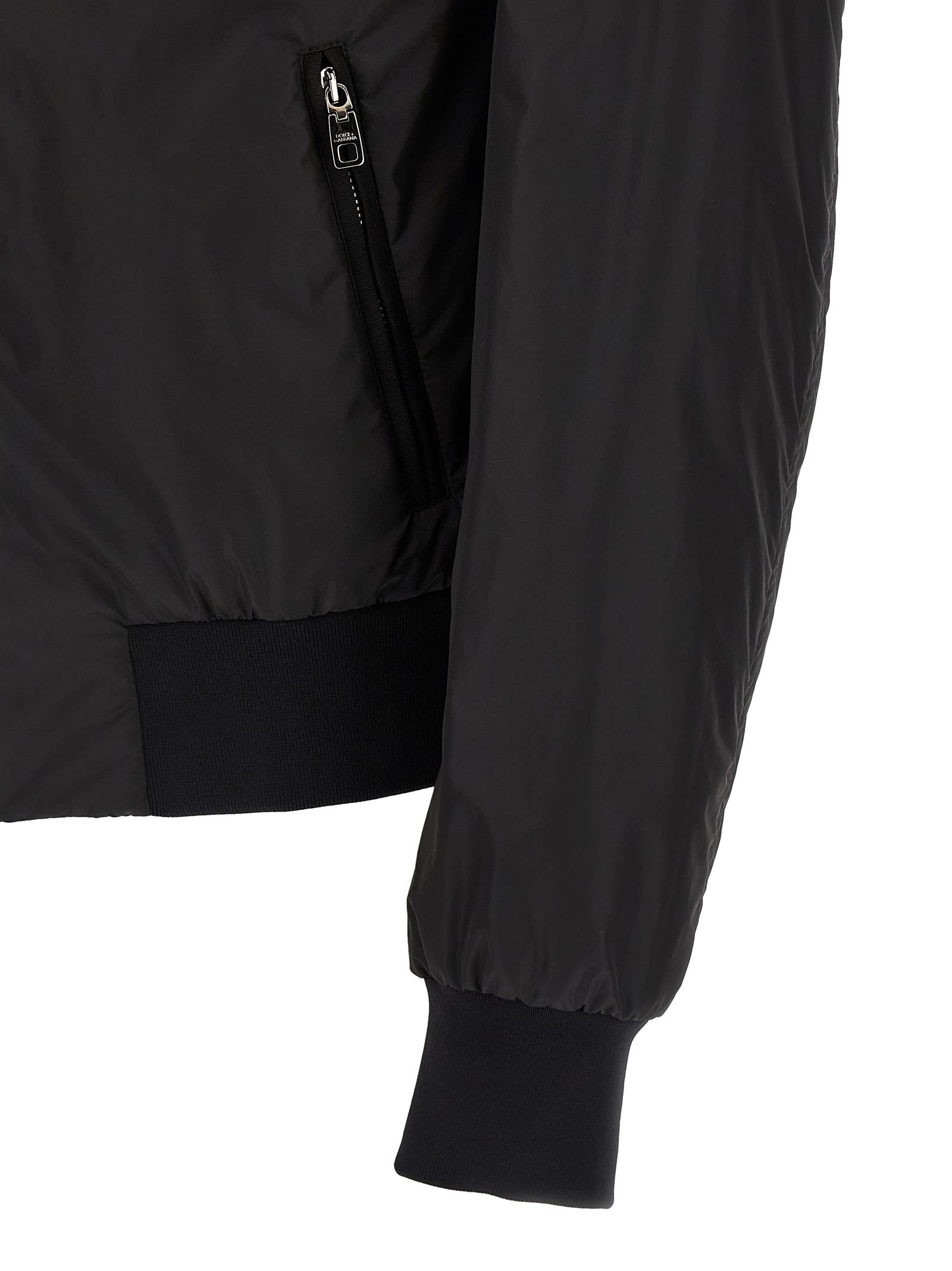 Dolce & Gabbana Dg Patch Bomber Jacket In Multi