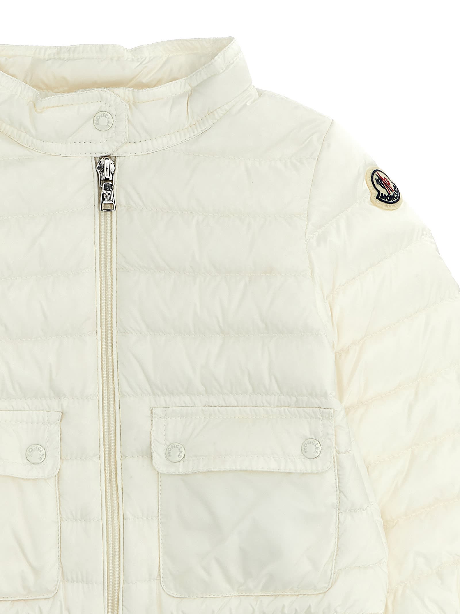 Moncler Lans Down Jacket In White
