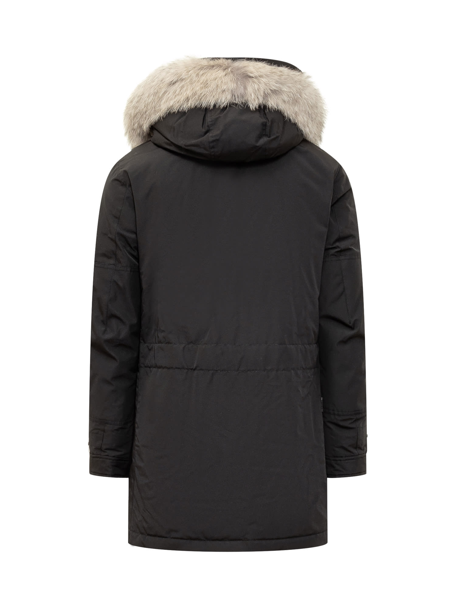 Shop Woolrich Polar High Parka In Nero