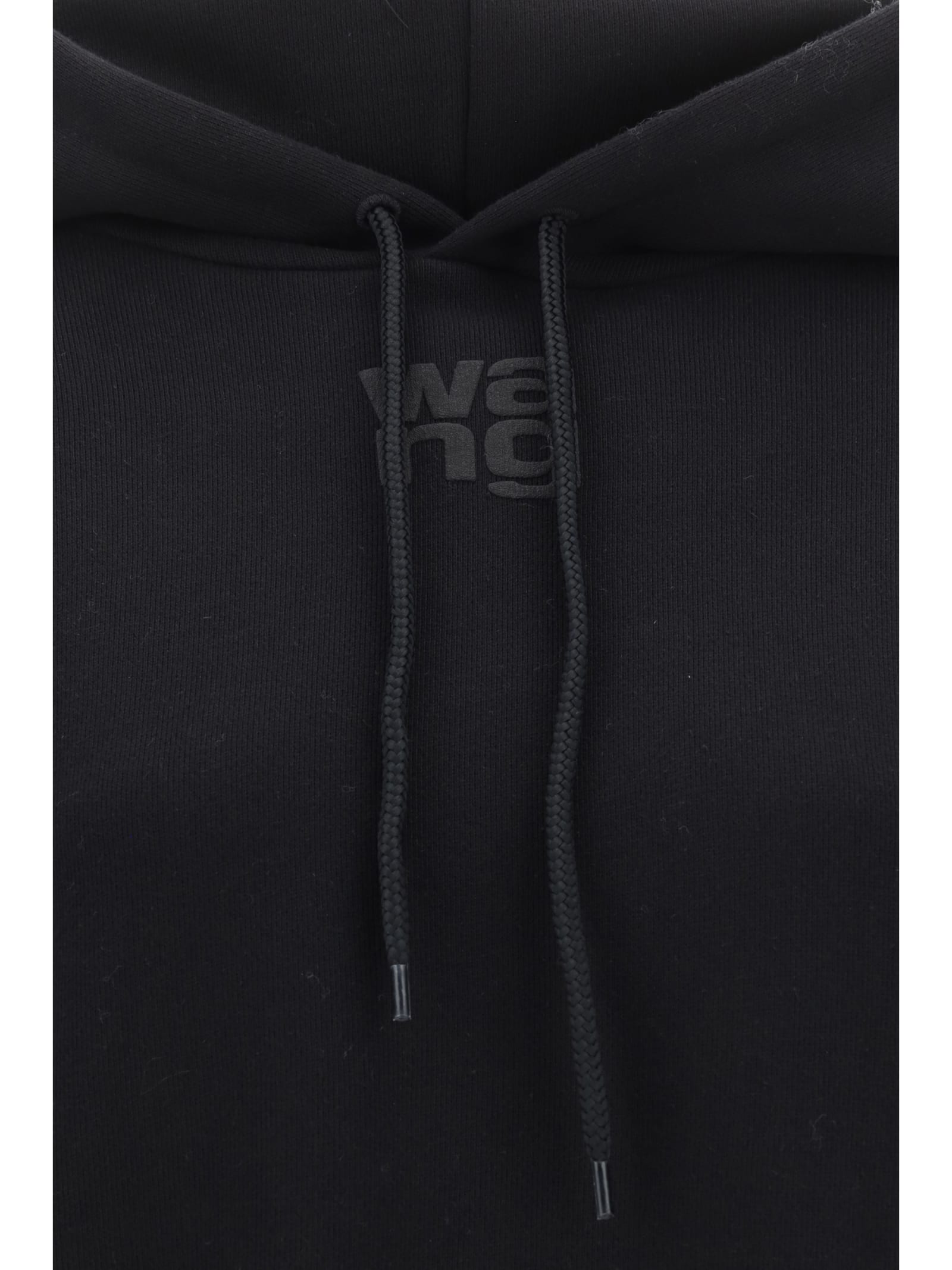 Shop Alexander Wang Hoodie In Black