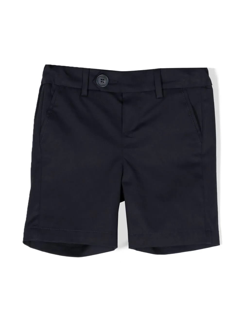Shop Fay Straight Mid-rise Bermuda Shorts In Blue