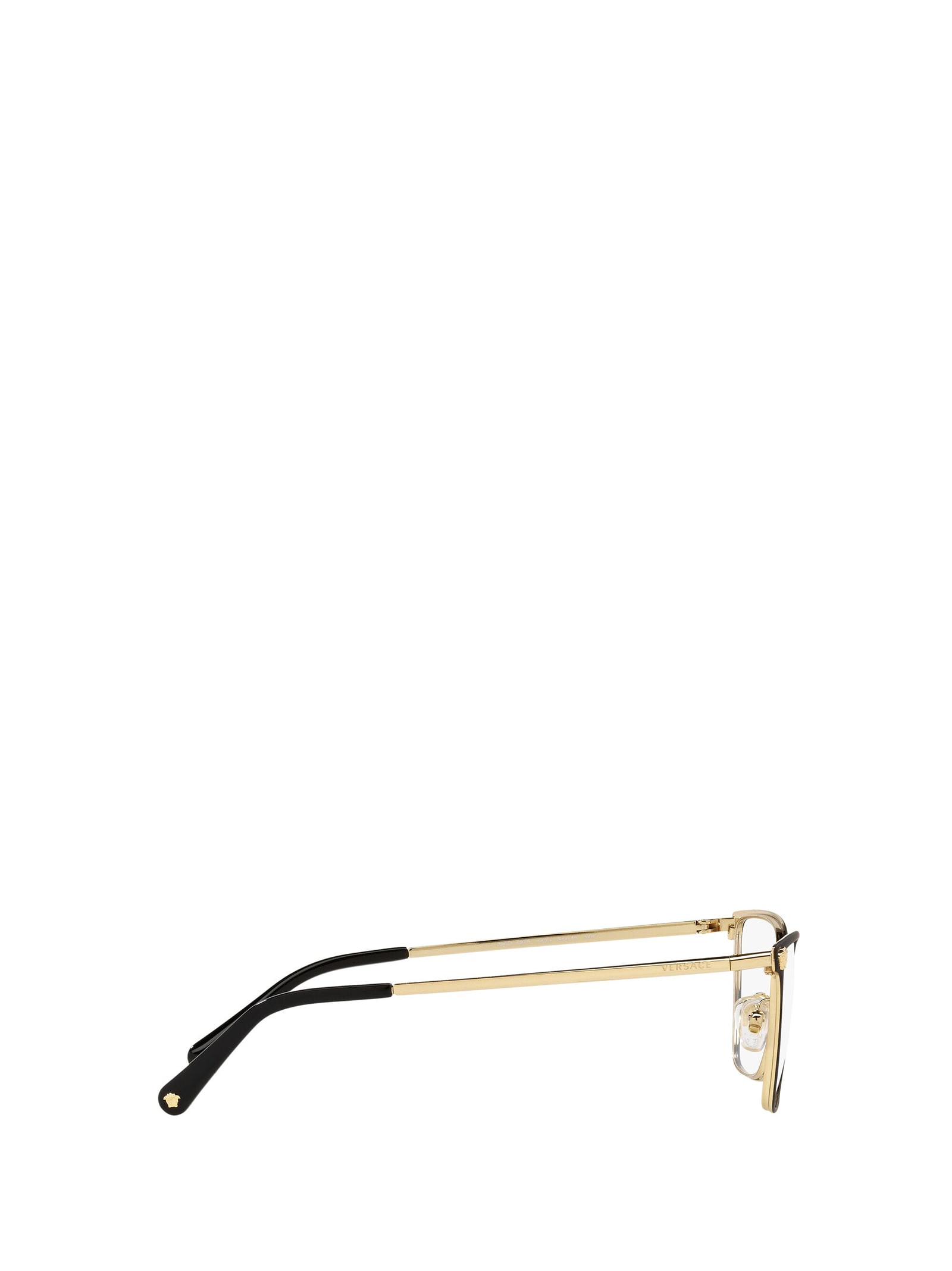 Shop Versace Ve1275 Matte Black / Gold Glasses