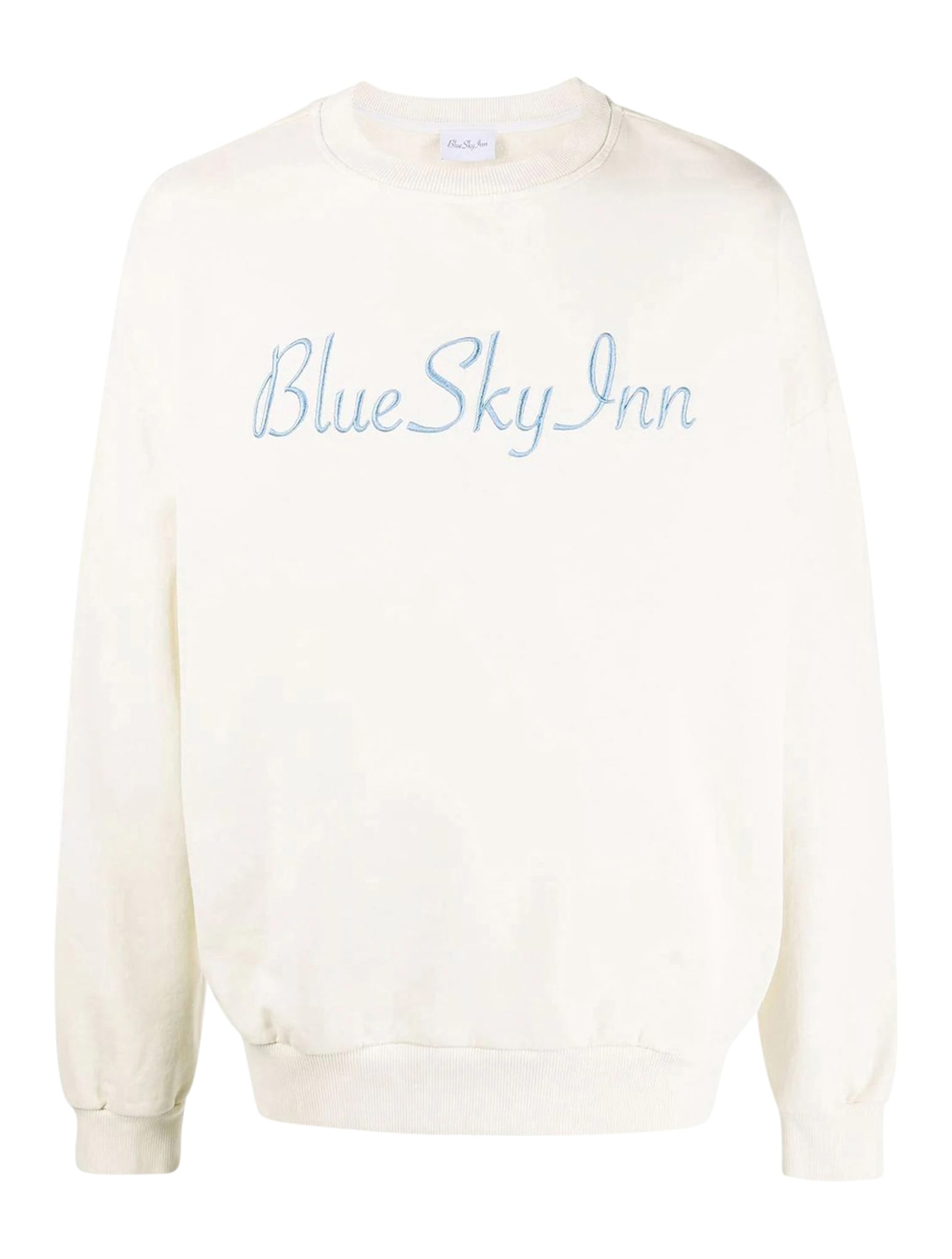 Shop Blue Sky Inn Logo Crewneck Sweatshirt In Crm Cream