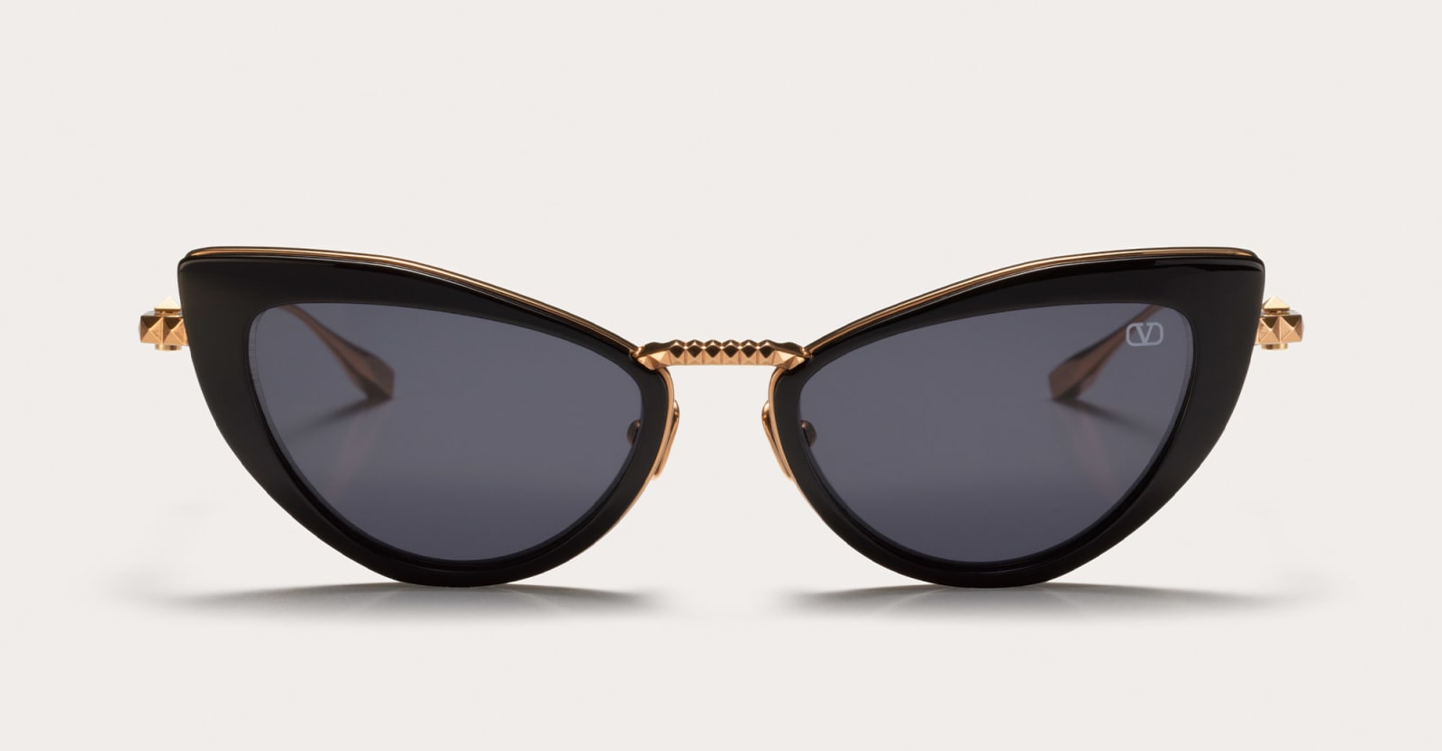 Valentino Viii - Rose Gold / Black Sunglasses