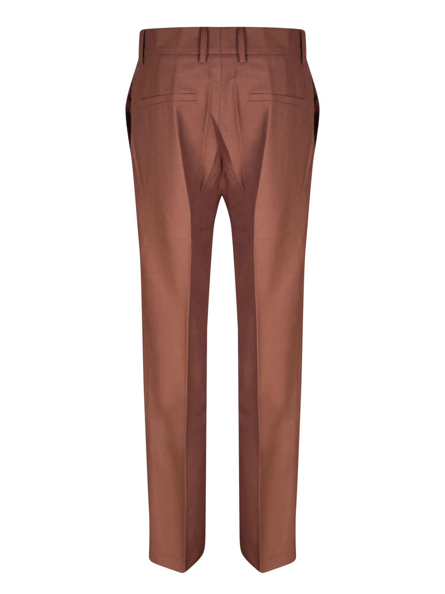 Shop Séfr Mike Suit Trousers In Brown
