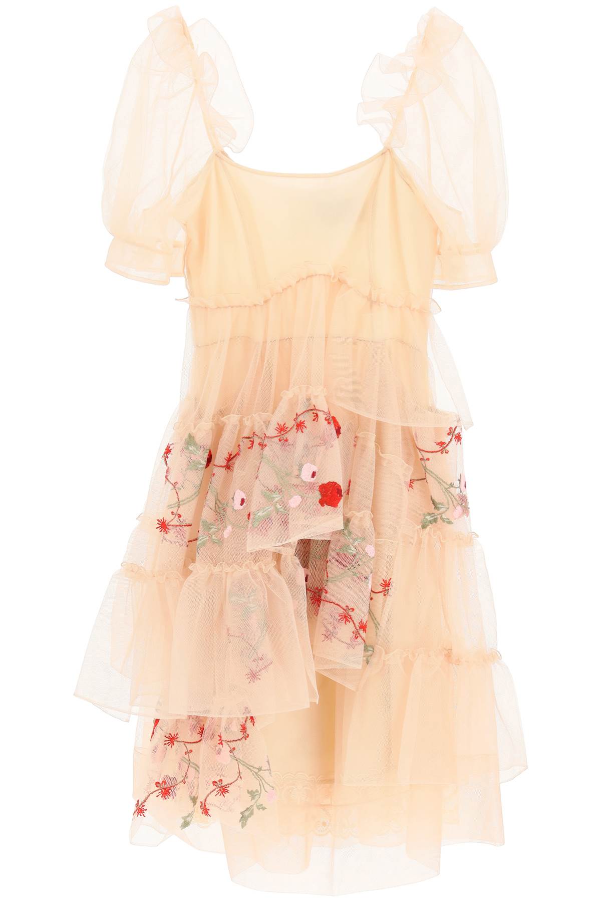 Simone Rocha Embroidered Tulle Dress