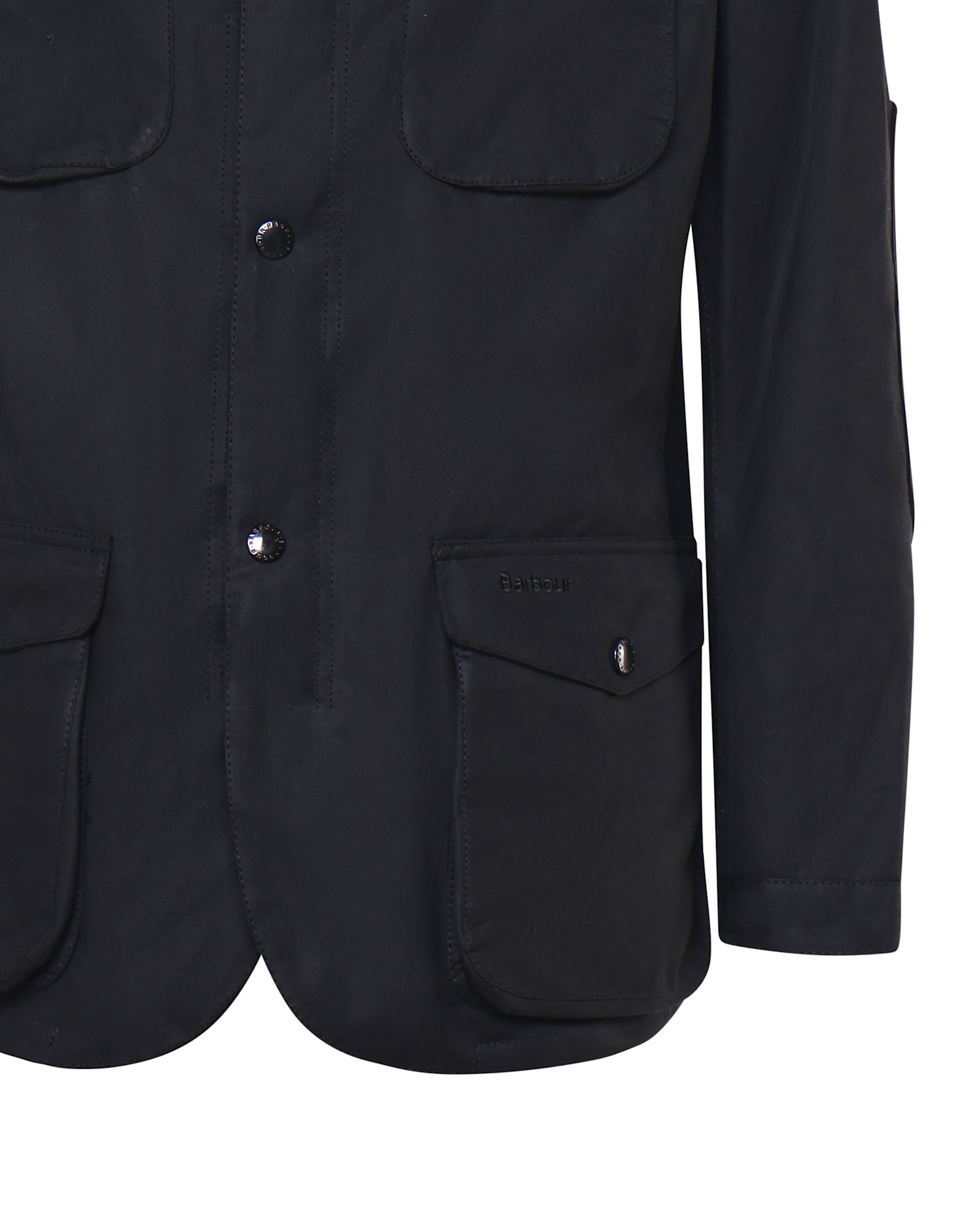 Shop Barbour High Neck Jacket In Black