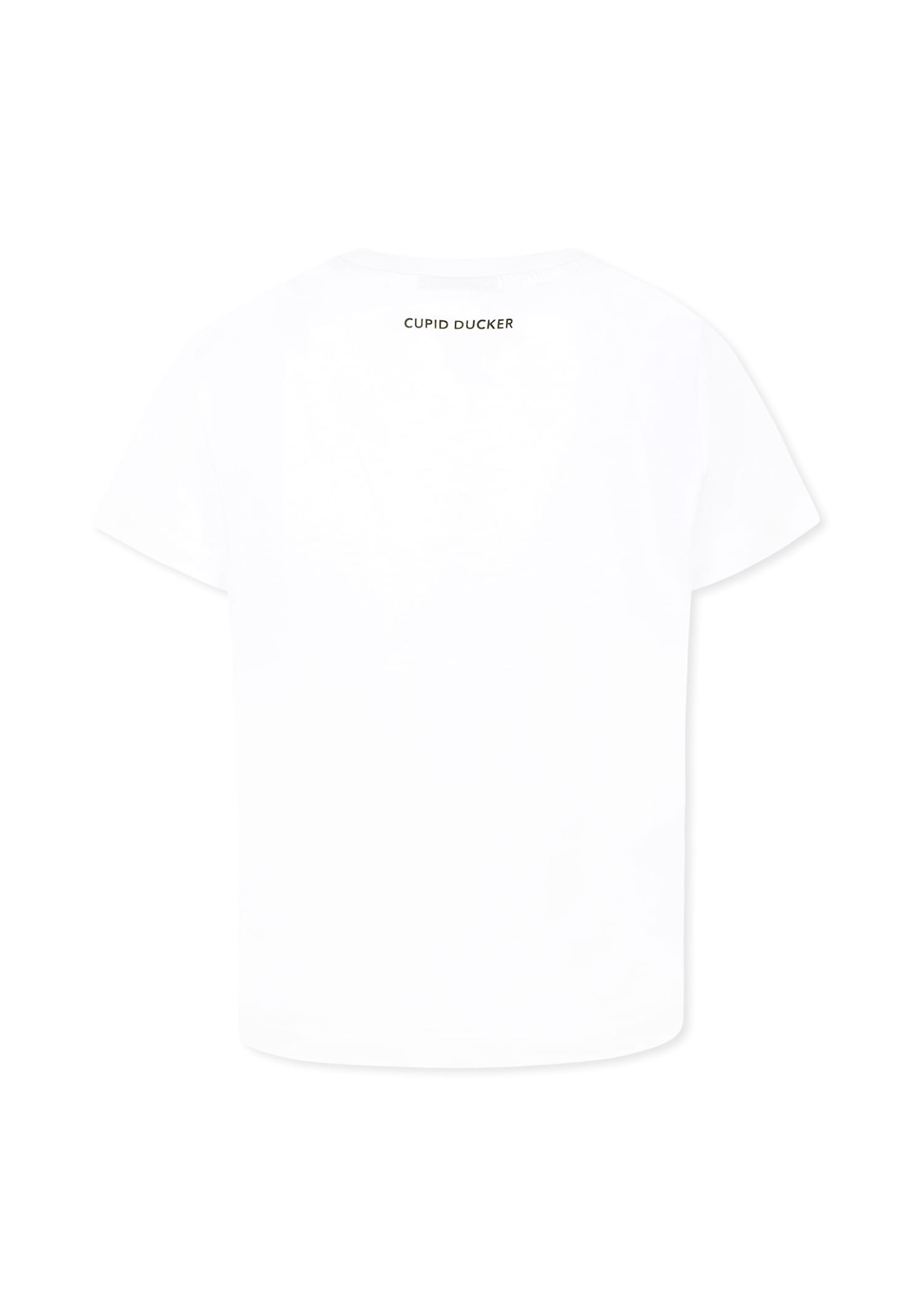 Shop Save The Duck White T-shirt For Kids With Logo