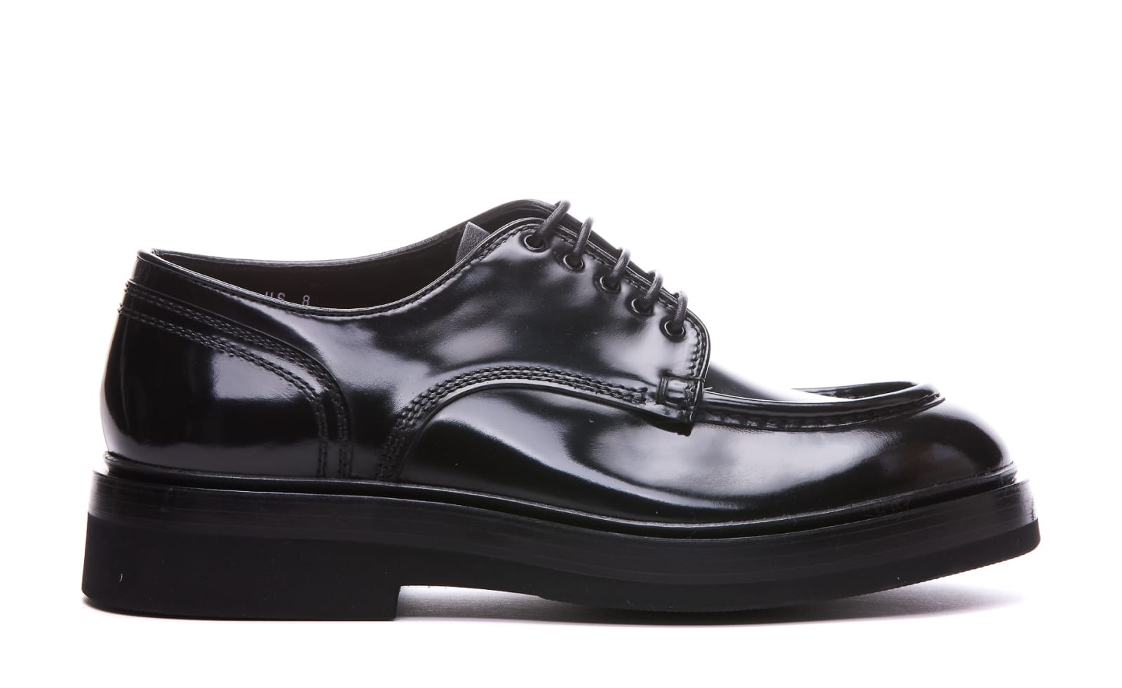 Santoni Derby Lace Up Shoes In N01