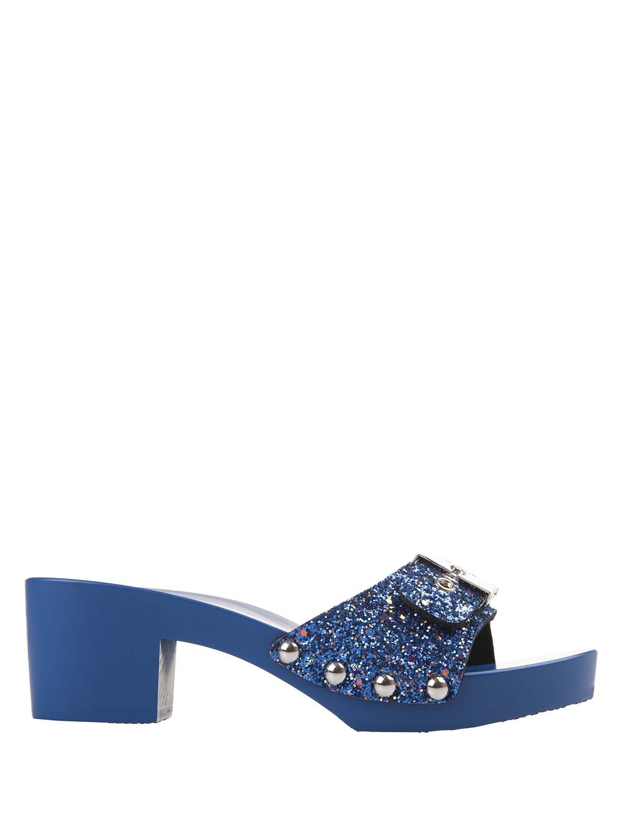 Khrisjoy Pescura Ibiza Sandals In Blackberry Blue - Kj X Scholl In Blue