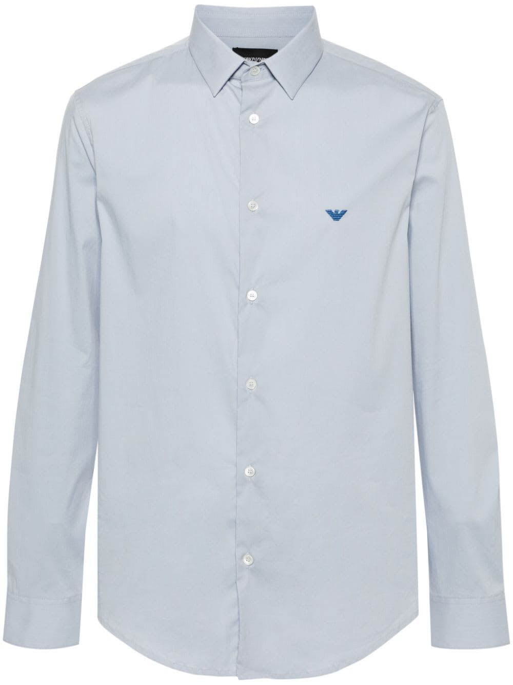 Shop Emporio Armani Shirt In Light Blue