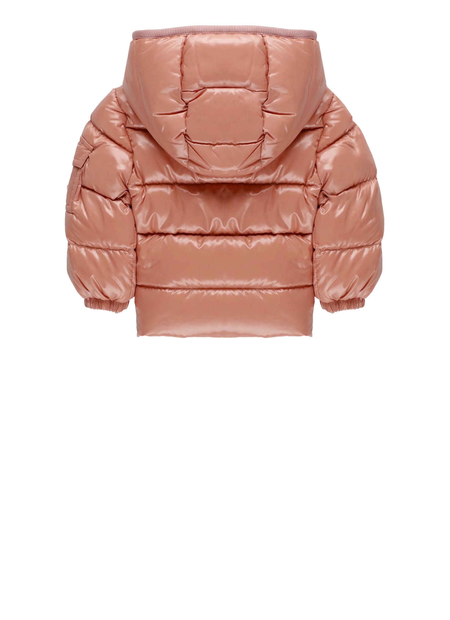 Moncler Bady Down Jacket In Brown