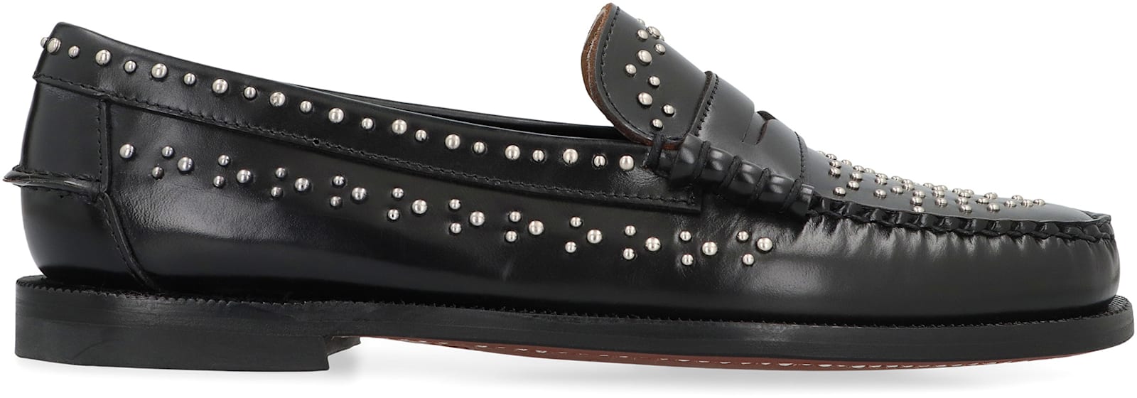 Shop Sebago Dan Leather Loafers