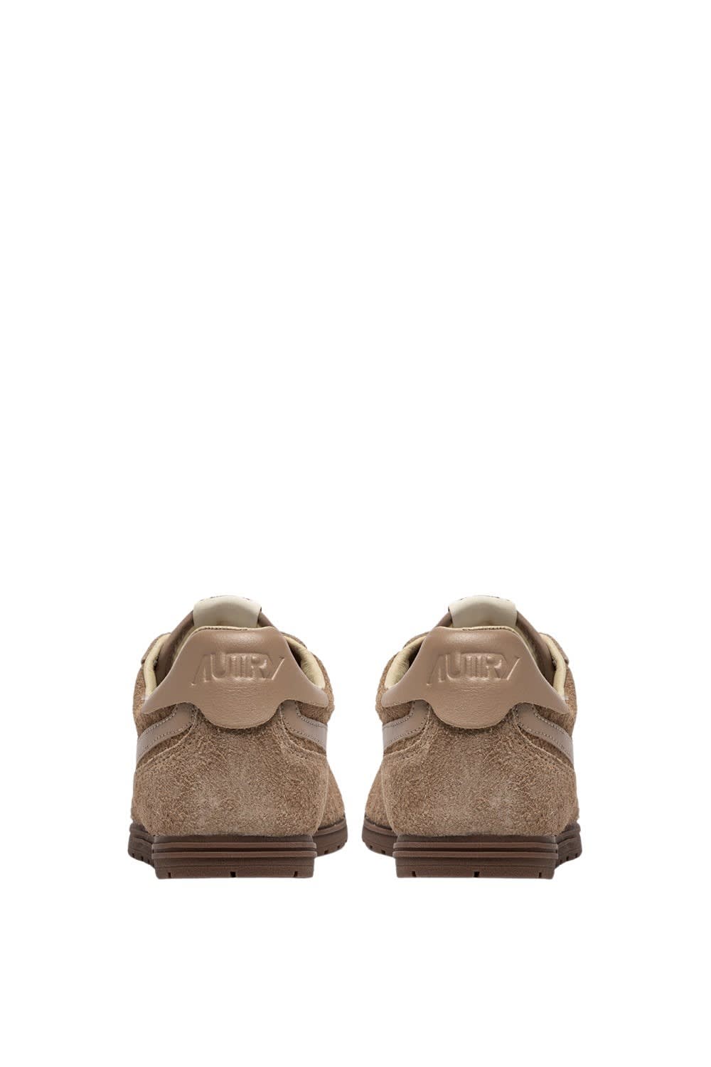 Autry Windspin Tonal Sneakers In Suede And Leather