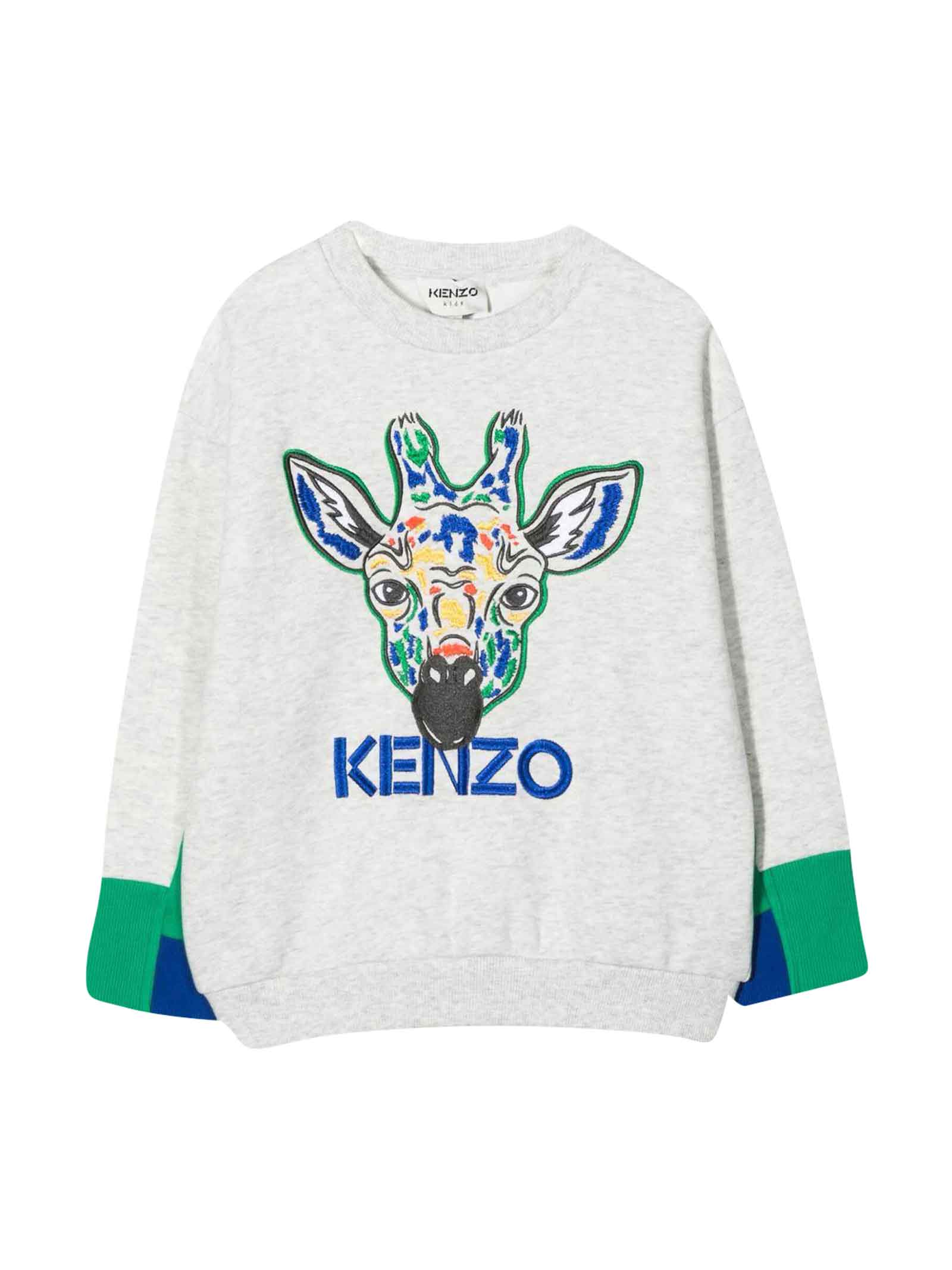 Kenzo Kids Gray Sweatshirt Teen Unisex