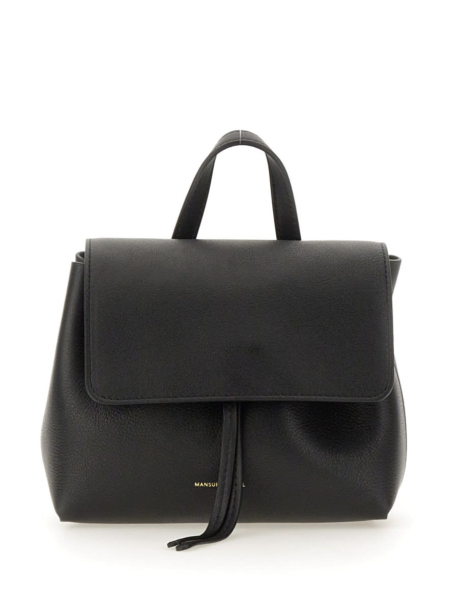 Shop Mansur Gavriel Lady Bag Soft Mini Bag In Black