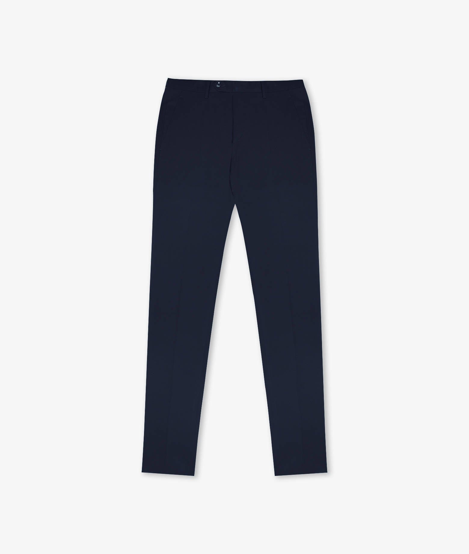 Shop Larusmiani Velvet Trousers Howard Pants In Navy