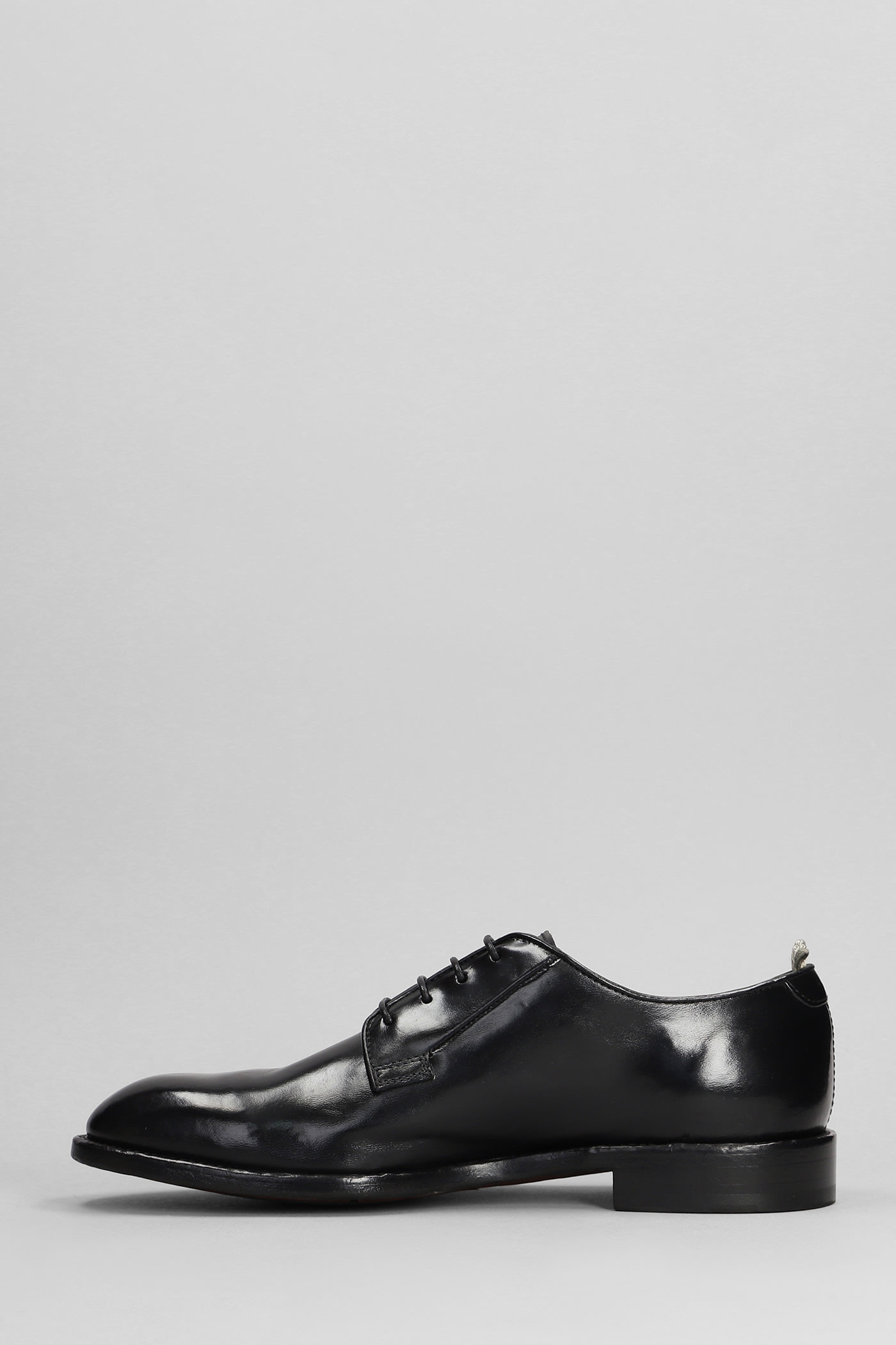 Shop Officine Creative Signature 001 Lace Up Shoes In Black Leather