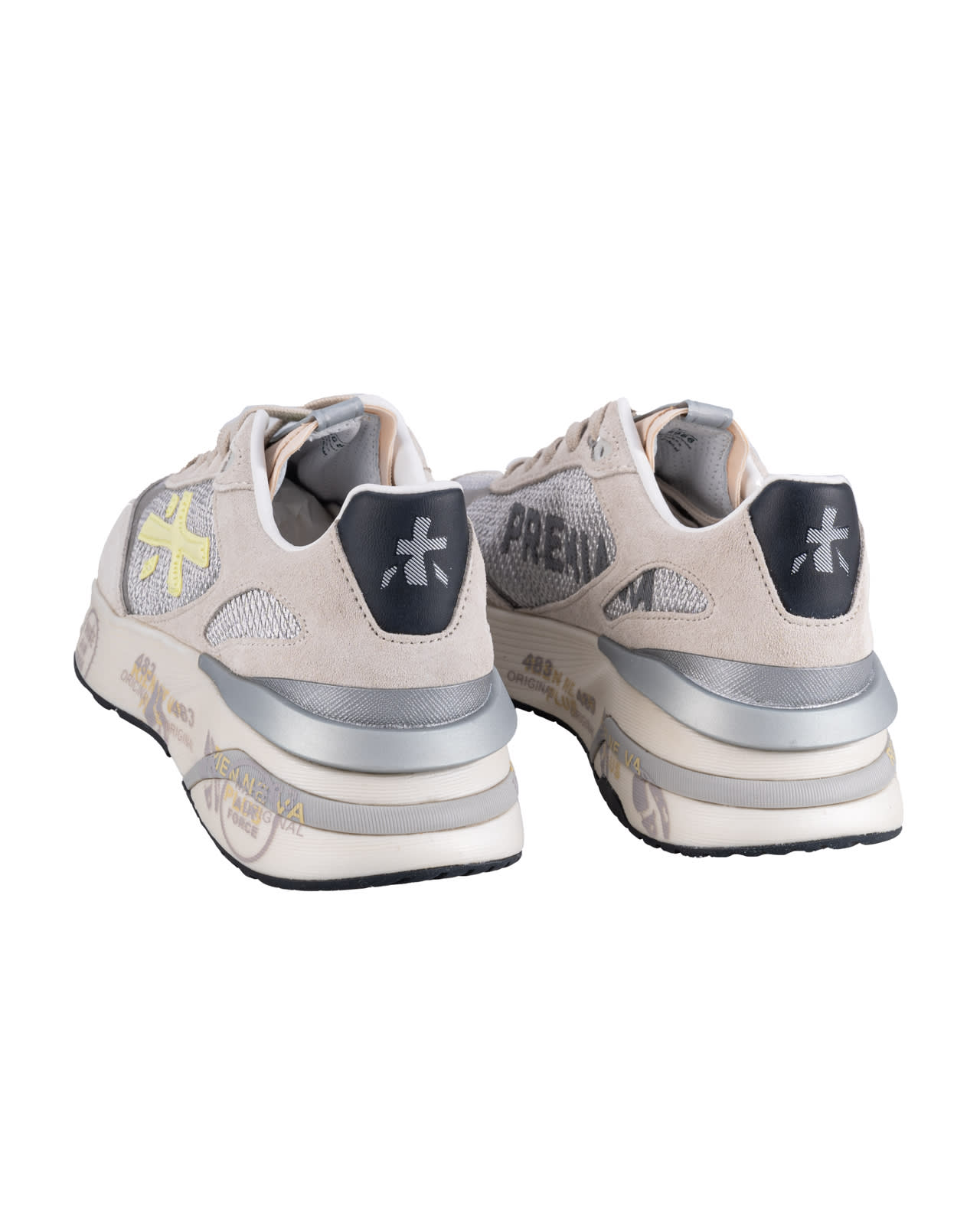 Shop Premiata Flat Shoes Grey