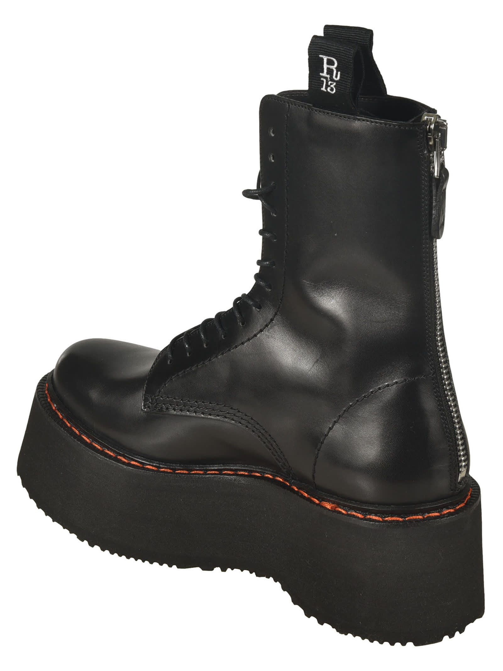 Shop R13 X-stack Boots In Black