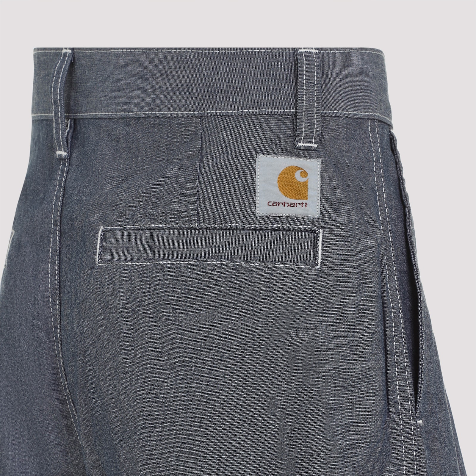 Carhartt Blake Pants With Front Dart And Loose Tapered Fit In Blue
