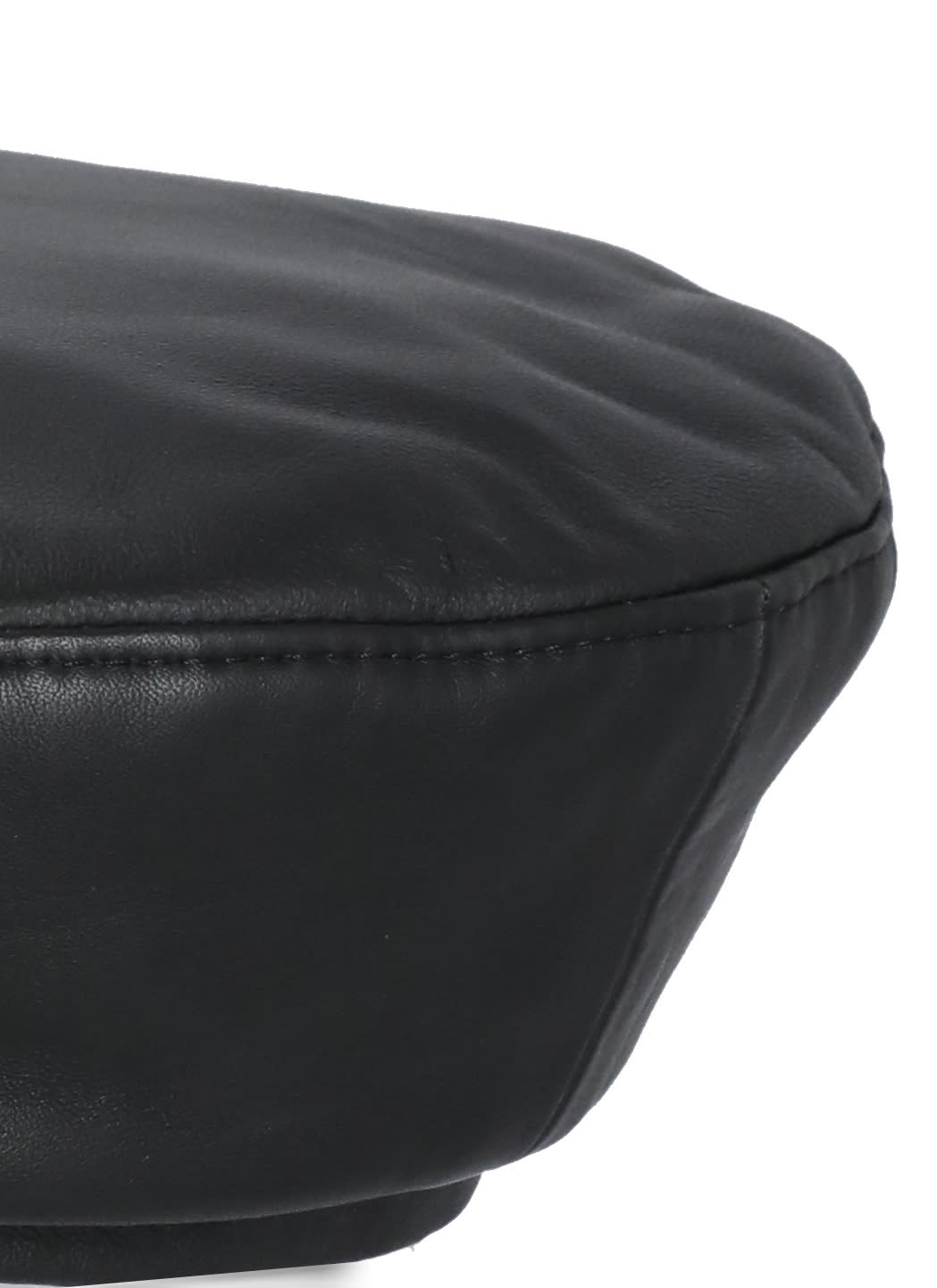 Shop Ruslan Baginskiy Leather Hat In Black