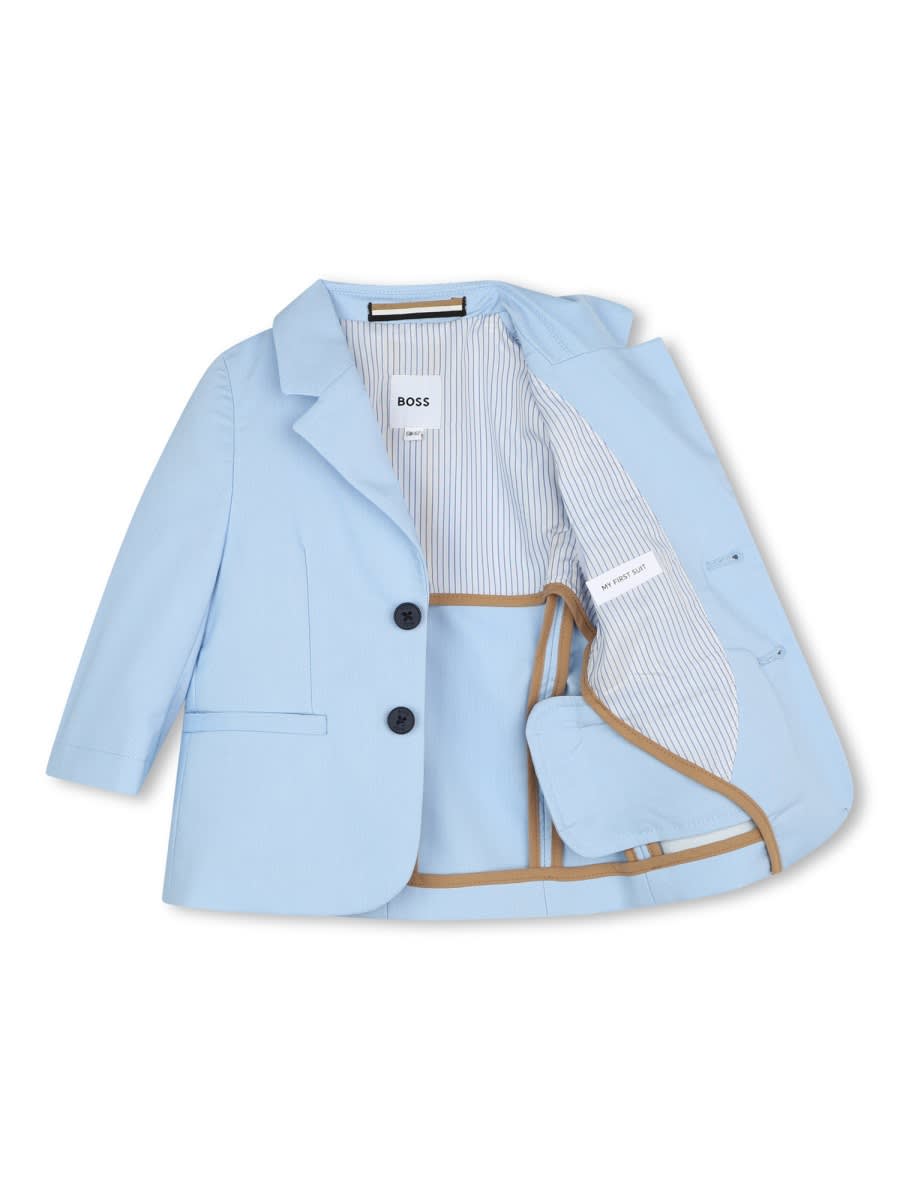 Hugo Boss Boy's Suit Jacket In Blue