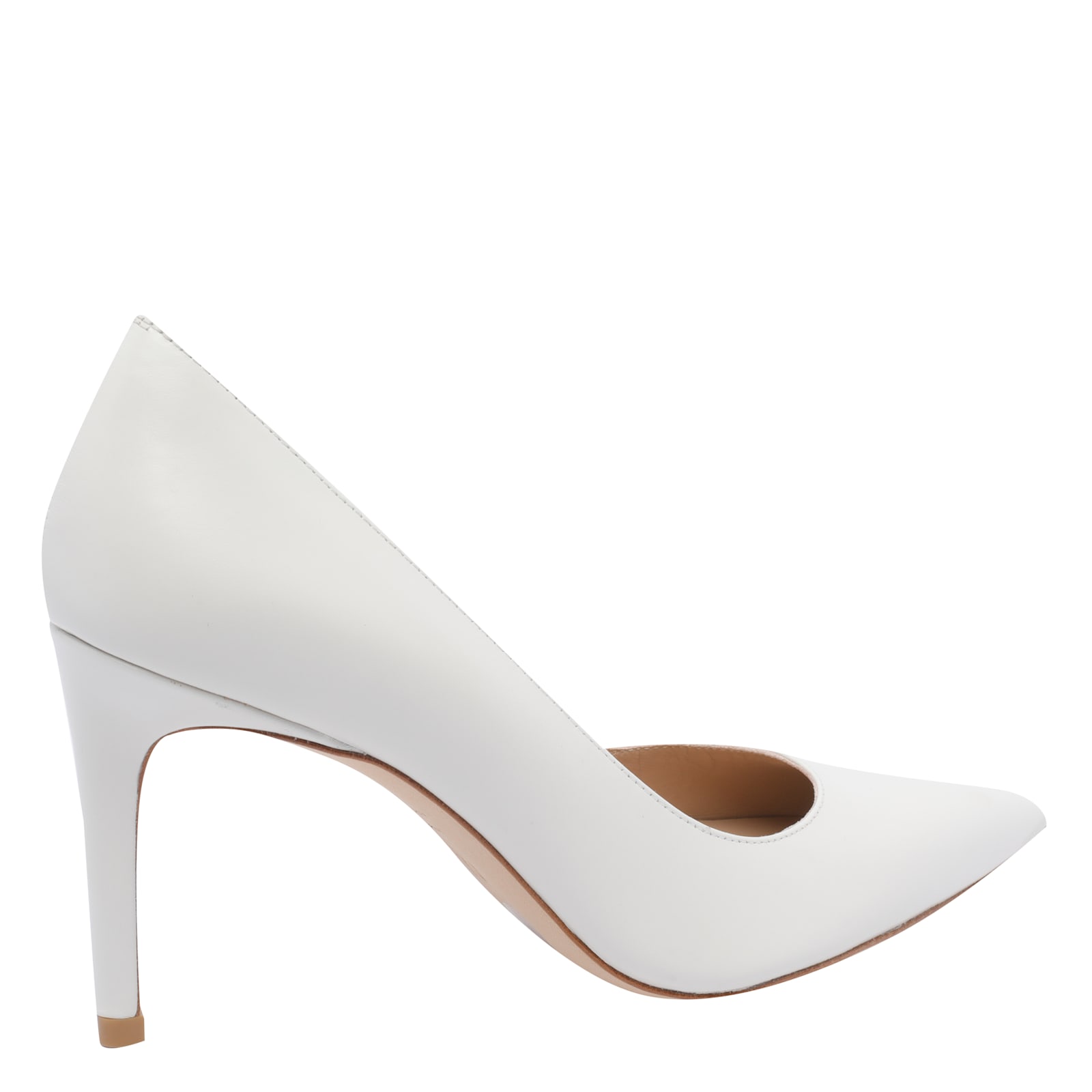 Stuart Weitzman Stuart Power Pumps In White