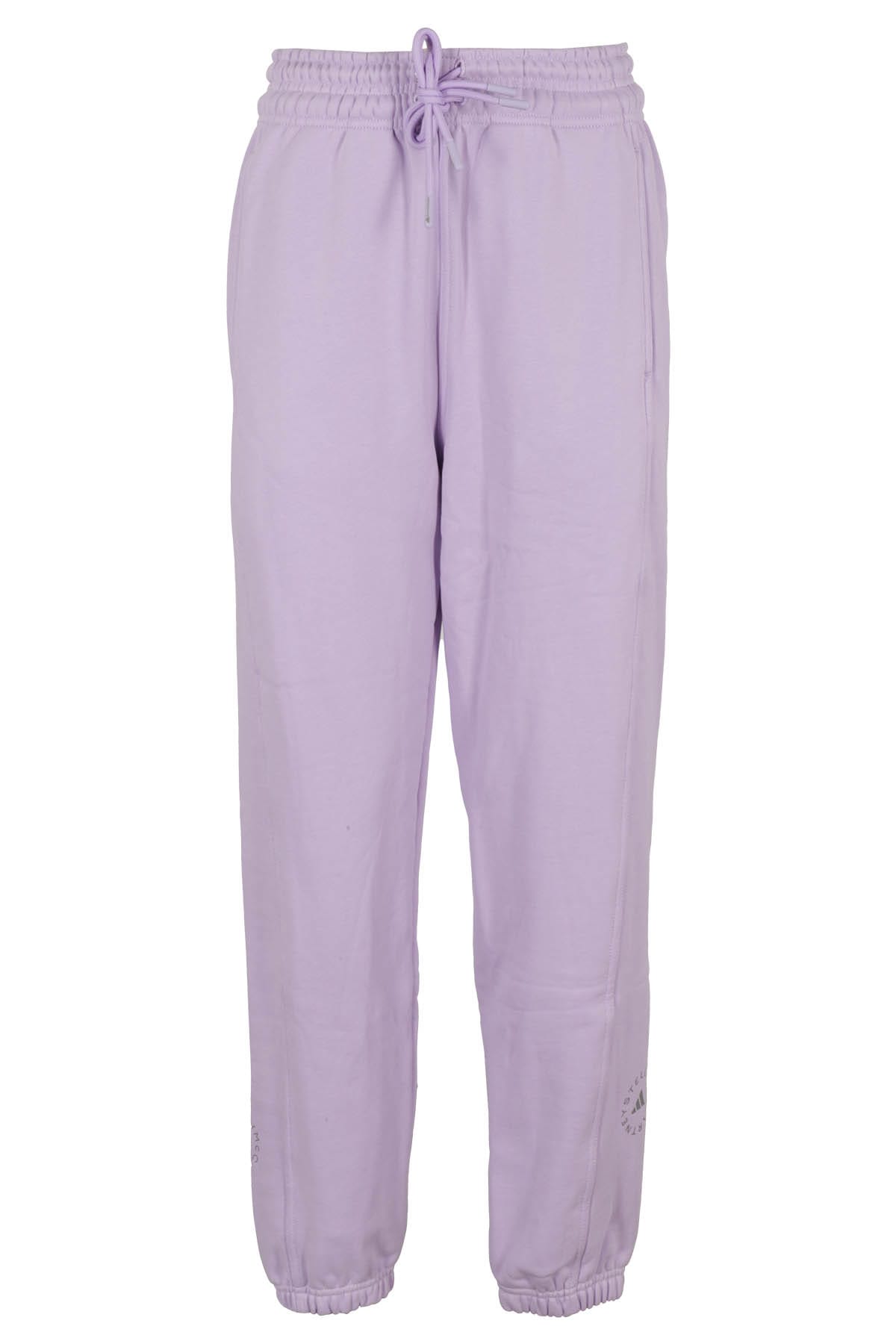 Adidas By Stella Mccartney Logo-print Track Pants In Purple Glow