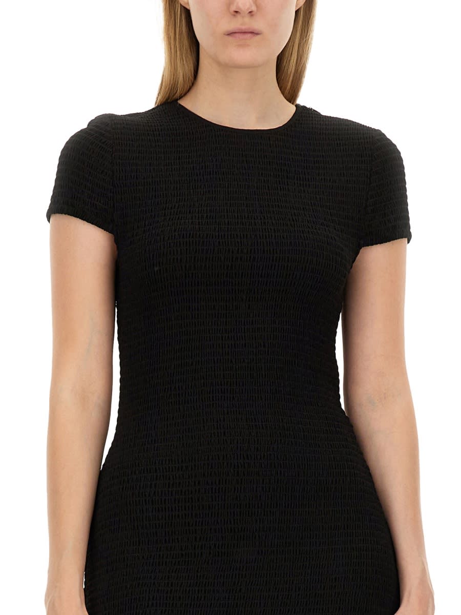 Shop Michael Kors Mini Dress In Black